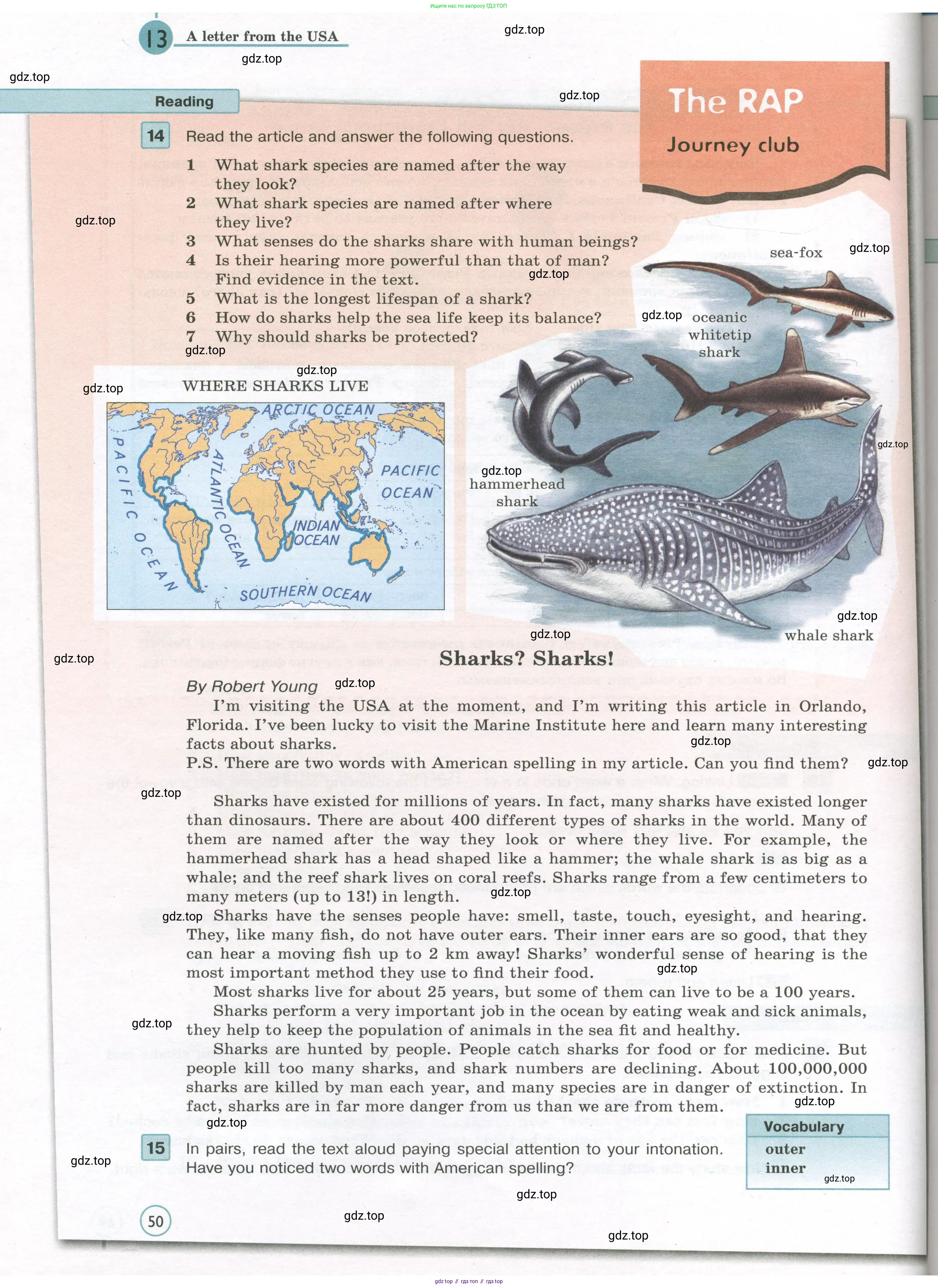 Английский язык (english), 7 класс Учебник (Student's book), авторы: Вербицкая Мария Валерьевна (Verbitskaya Maria), Гаярделли Мариса (Gaiardelli Marisa ), Редли Пауль (Radley Paul), Миндрул Ольга Сергеевна (Mindrul Olga), Савчук Лариса Олеговна (Savchuk Larisa), издательство Просвещение, Москва, 2019, белого цвета, Часть ( Part) 1, страница 50