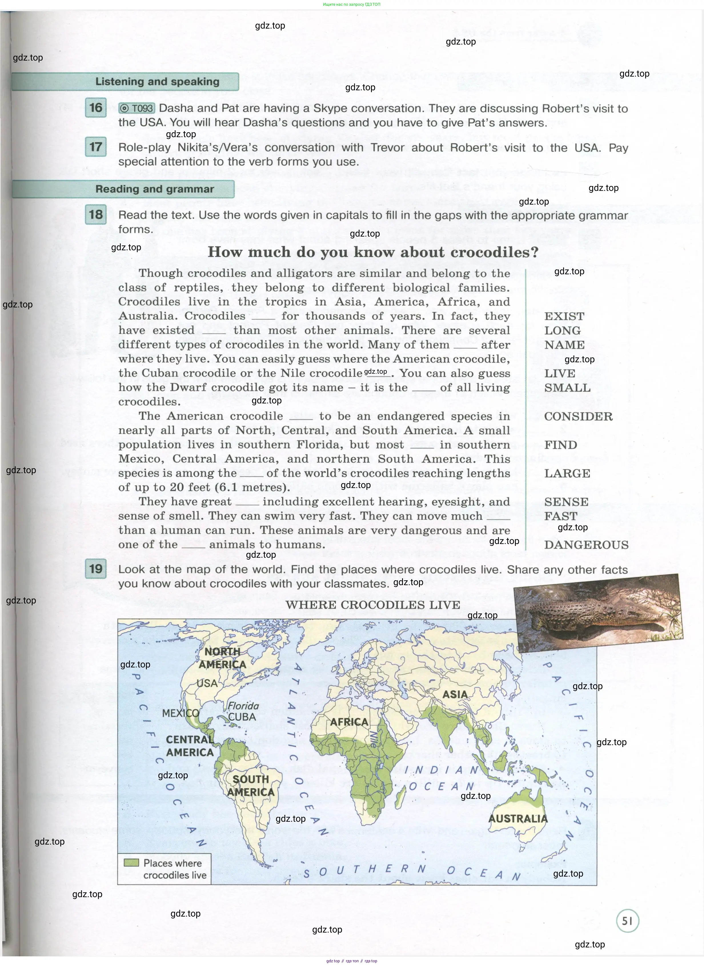 Английский язык (english), 7 класс Учебник (Student's book), авторы: Вербицкая Мария Валерьевна (Verbitskaya Maria), Гаярделли Мариса (Gaiardelli Marisa ), Редли Пауль (Radley Paul), Миндрул Ольга Сергеевна (Mindrul Olga), Савчук Лариса Олеговна (Savchuk Larisa), издательство Просвещение, Москва, 2019, белого цвета, Часть ( Part) 1, страница 51