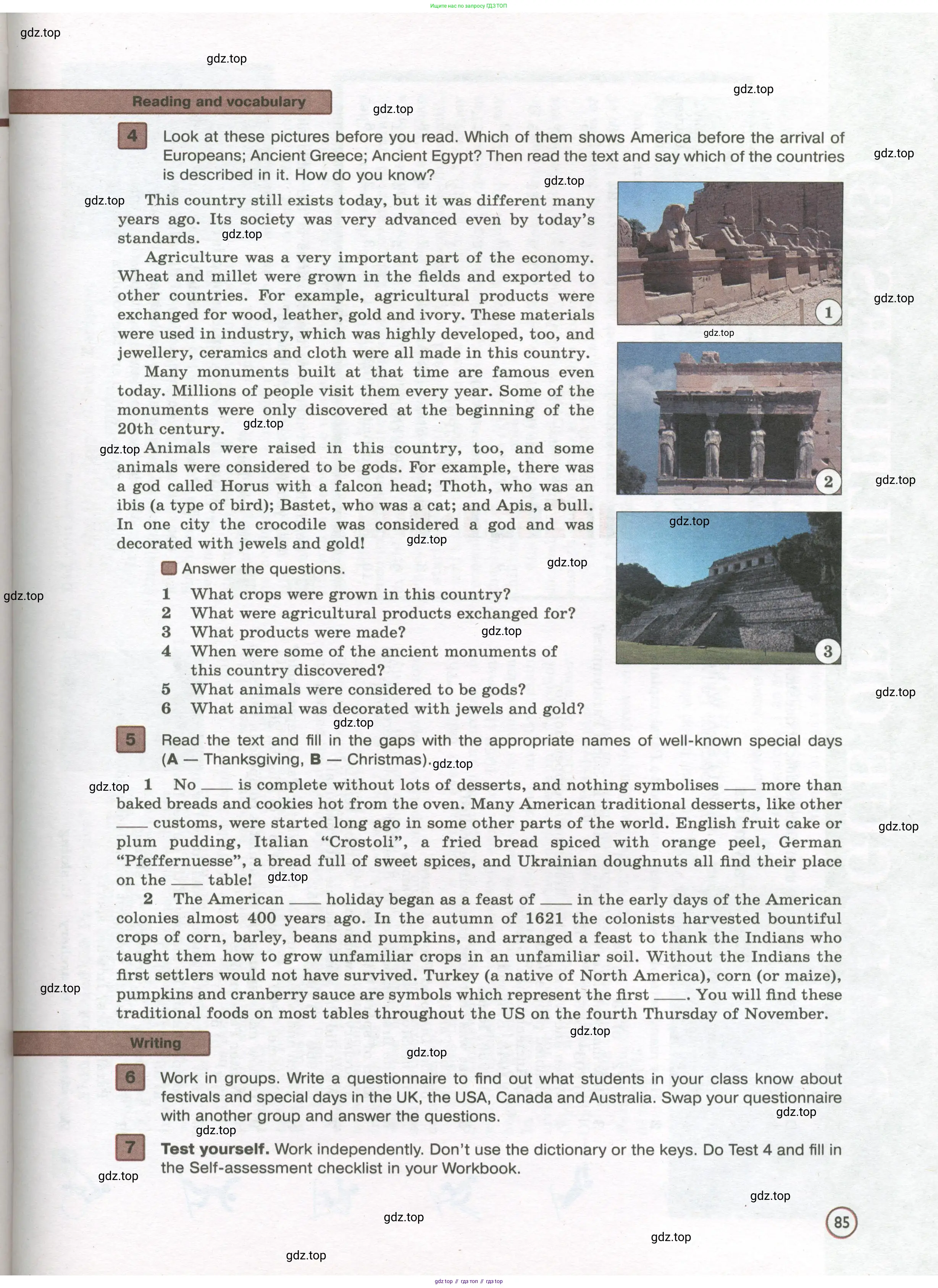 Английский язык (english), 7 класс Учебник (Student's book), авторы: Вербицкая Мария Валерьевна (Verbitskaya Maria), Гаярделли Мариса (Gaiardelli Marisa ), Редли Пауль (Radley Paul), Миндрул Ольга Сергеевна (Mindrul Olga), Савчук Лариса Олеговна (Savchuk Larisa), издательство Просвещение, Москва, 2019, белого цвета, Часть ( Part) 2, страница 85