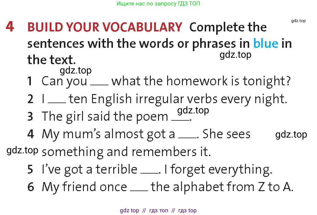 Английский язык (english), 7 класс Учебник (Student's book), авторы: Wetz Ben, Styring James, Tims Nicholas, издательство Oxford University Press, Алматы, 2017, красного цвета, страница 38, номер 4, Условие