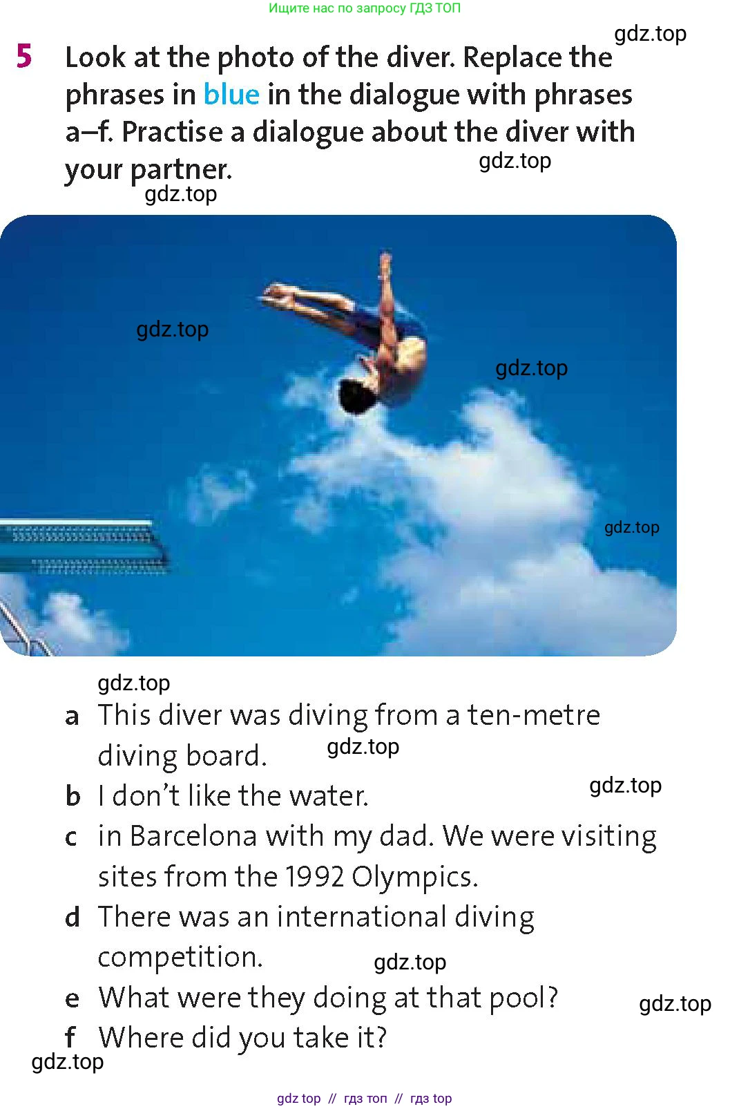 Английский язык (english), 7 класс Учебник (Student's book), авторы: Wetz Ben, Styring James, Tims Nicholas, издательство Oxford University Press, Алматы, 2017, красного цвета, страница 56, номер 5, Условие