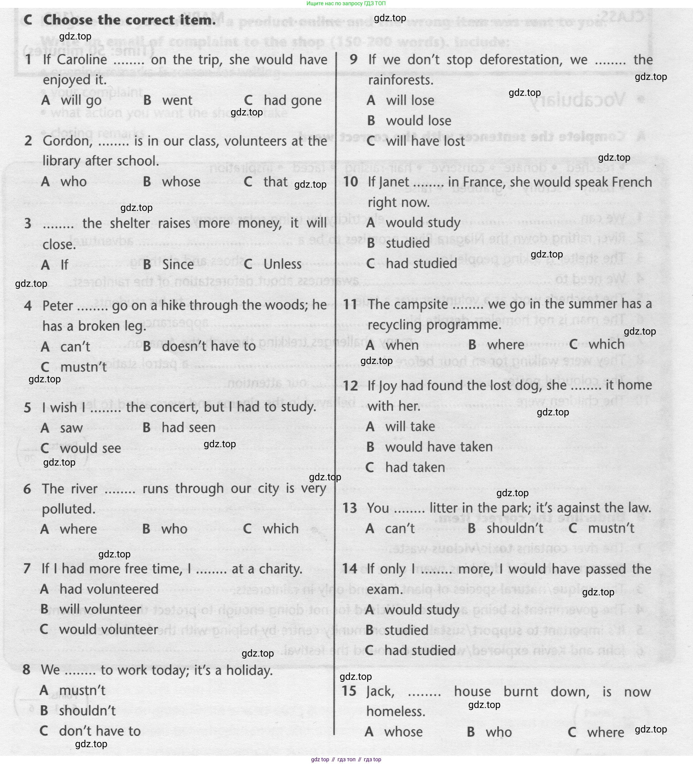 Английский язык (english), 8 класс контрольные задания (test booklet), авторы: Баранова Ксения Михайловна (Baranova Ksenia), Дули Дженни (Dooley Jenny), Мильруд Радислав Петрович (Millrood Radislav), Эванс Вирджиния (Evans Virginia), издательство Просвещение, Москва, 2024, серого цвета, страница 14, номер C, Условие 2019-2022