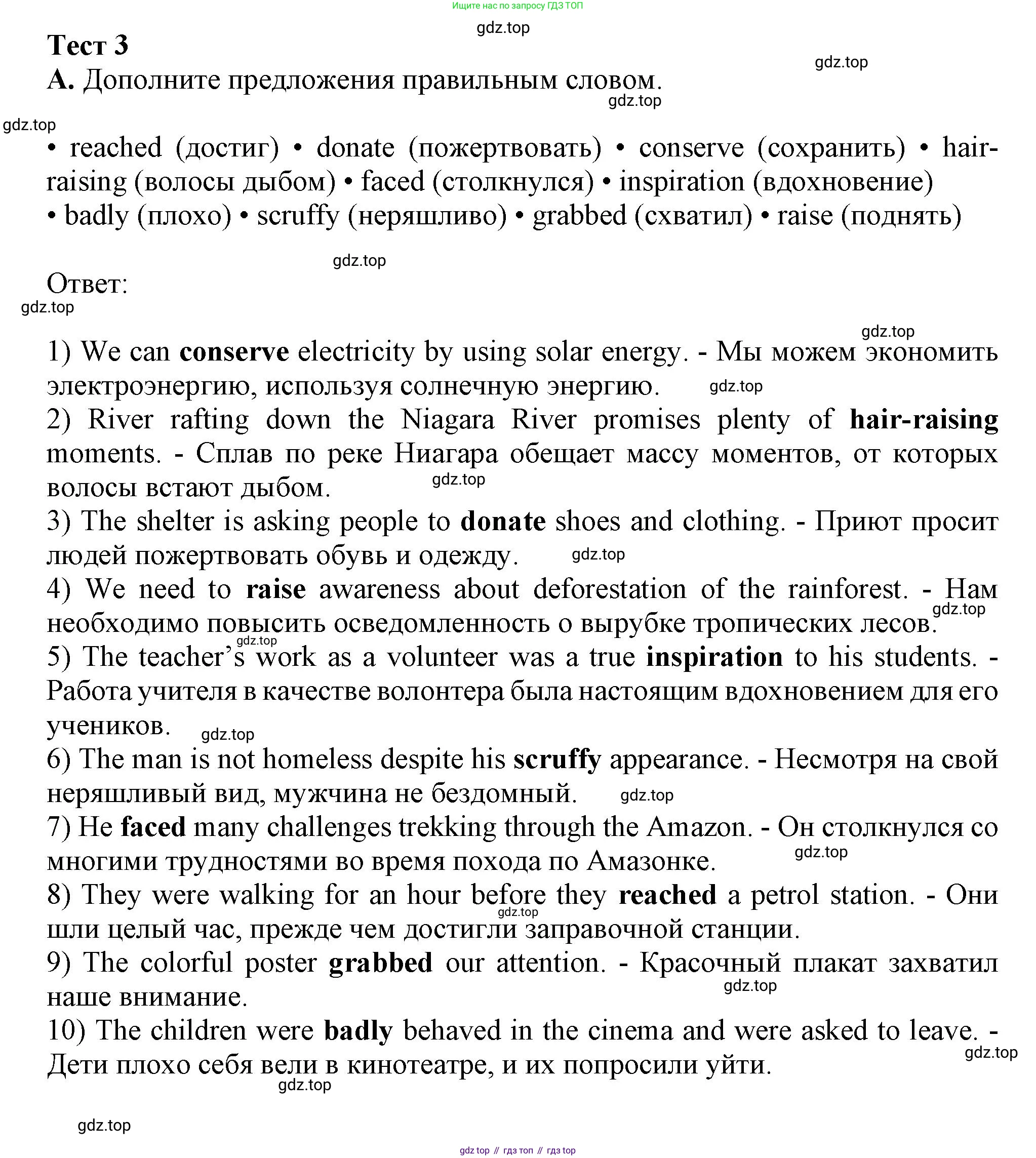 Английский язык (english), 8 класс контрольные задания (test booklet), авторы: Баранова Ксения Михайловна (Baranova Ksenia), Дули Дженни (Dooley Jenny), Мильруд Радислав Петрович (Millrood Radislav), Эванс Вирджиния (Evans Virginia), издательство Просвещение, Москва, 2024, серого цвета, страница 13, номер A, Решение 1 (2019-2022)