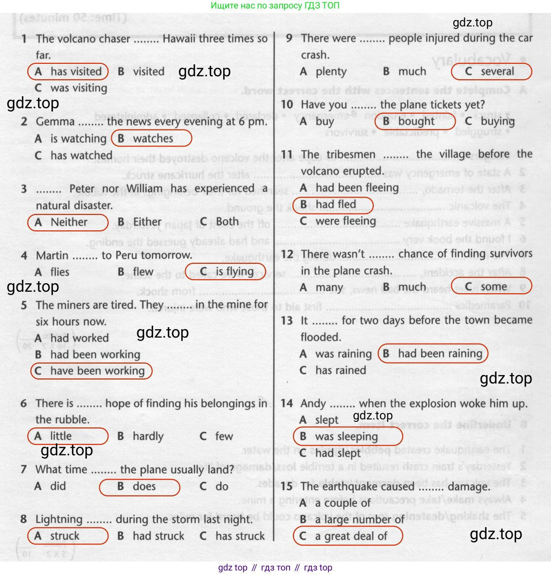 Английский язык (english), 8 класс контрольные задания (test booklet), авторы: Баранова Ксения Михайловна (Baranova Ksenia), Дули Дженни (Dooley Jenny), Мильруд Радислав Петрович (Millrood Radislav), Эванс Вирджиния (Evans Virginia), издательство Просвещение, Москва, 2024, серого цвета, страница 4, номер C, Решение 2 (2019-2022)