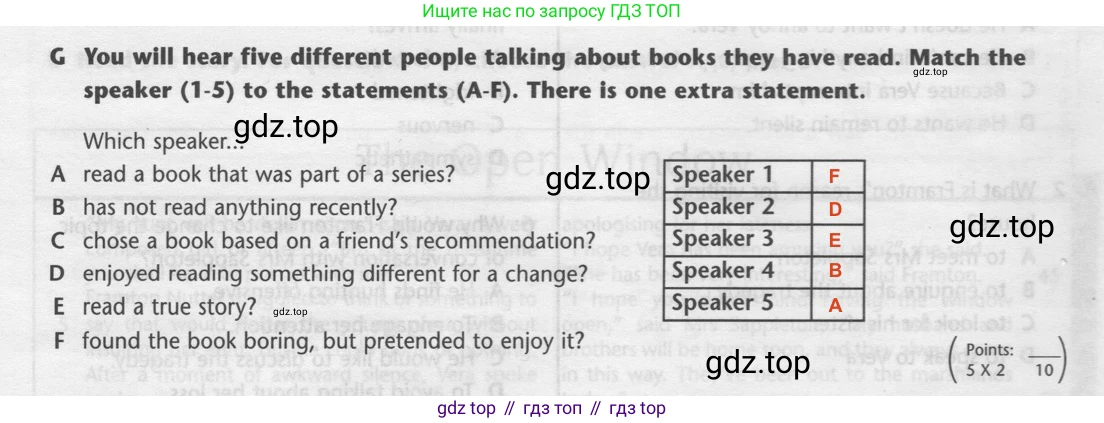 Английский язык (english), 8 класс контрольные задания (test booklet), авторы: Баранова Ксения Михайловна (Baranova Ksenia), Дули Дженни (Dooley Jenny), Мильруд Радислав Петрович (Millrood Radislav), Эванс Вирджиния (Evans Virginia), издательство Просвещение, Москва, 2024, серого цвета, страница 22, номер G, Решение 2 (2019-2022)