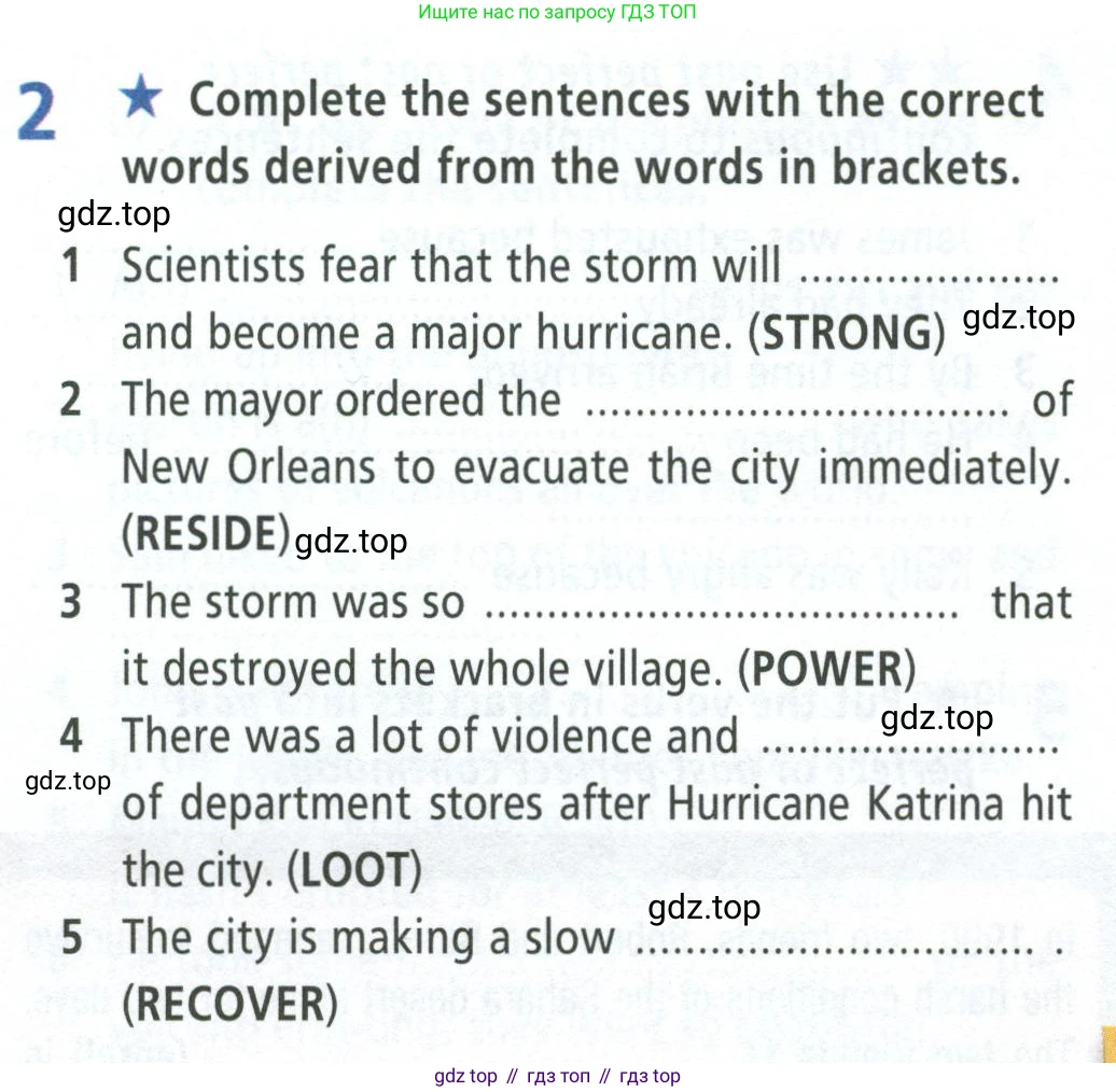 ГДЗ Английский язык (english), 8 класс Рабочая тетрадь (workbook), авторы: Баранова Ксения Михайловна (Baranova Ksenia), Дули Дженни (Dooley Jenny), Копылова Виктория Викторовна (Kopylova Victoria), Мильруд Радислав Петрович (Millrood Radislav), Эванс Вирджиния (Evans Virginia), издательство Просвещение, Москва, 2023, белого цвета, страница 6, номер 2, Условие 2023-2027
