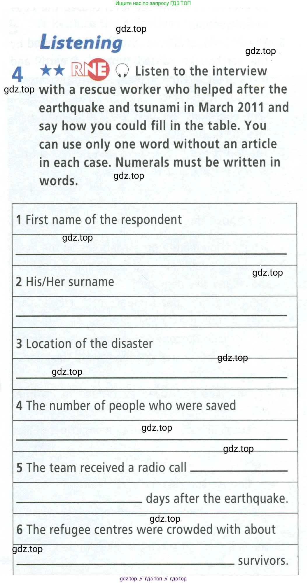 ГДЗ Английский язык (english), 8 класс Рабочая тетрадь (workbook), авторы: Баранова Ксения Михайловна (Baranova Ksenia), Дули Дженни (Dooley Jenny), Копылова Виктория Викторовна (Kopylova Victoria), Мильруд Радислав Петрович (Millrood Radislav), Эванс Вирджиния (Evans Virginia), издательство Просвещение, Москва, 2023, белого цвета, страница 9, номер 4, Условие 2023-2027