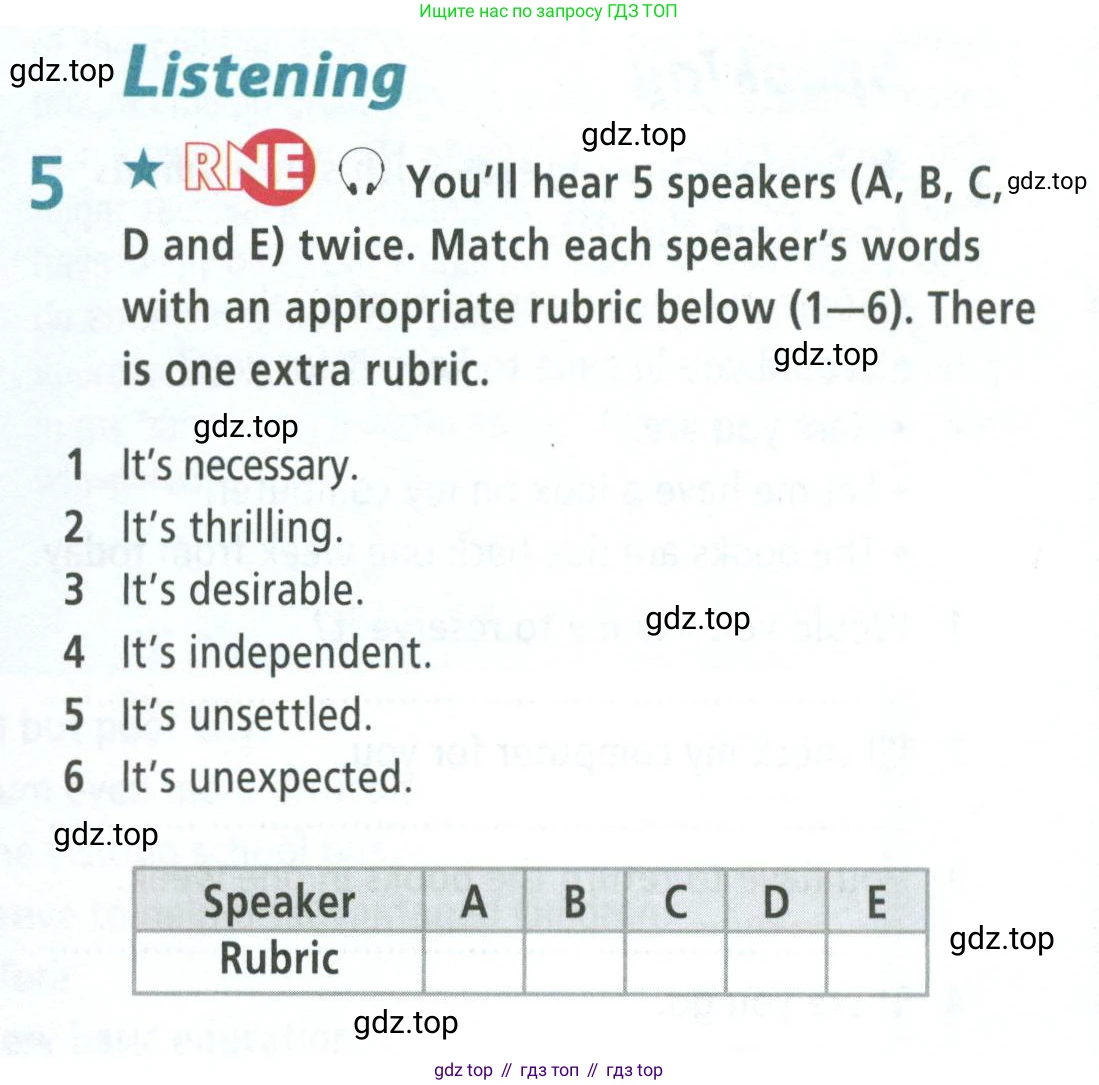 ГДЗ Английский язык (english), 8 класс Рабочая тетрадь (workbook), авторы: Баранова Ксения Михайловна (Baranova Ksenia), Дули Дженни (Dooley Jenny), Копылова Виктория Викторовна (Kopylova Victoria), Мильруд Радислав Петрович (Millrood Radislav), Эванс Вирджиния (Evans Virginia), издательство Просвещение, Москва, 2023, белого цвета, страница 61, номер 5, Условие 2023-2027