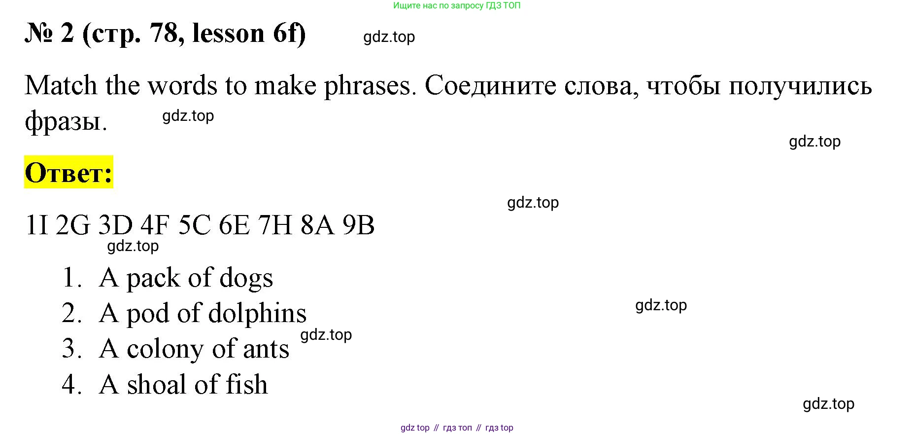 ГДЗ Английский язык (english), 8 класс Рабочая тетрадь (workbook), авторы: Баранова Ксения Михайловна (Baranova Ksenia), Дули Дженни (Dooley Jenny), Копылова Виктория Викторовна (Kopylova Victoria), Мильруд Радислав Петрович (Millrood Radislav), Эванс Вирджиния (Evans Virginia), издательство Просвещение, Москва, 2023, белого цвета, страница 78, номер 2, Решение 1 (2023-2027)