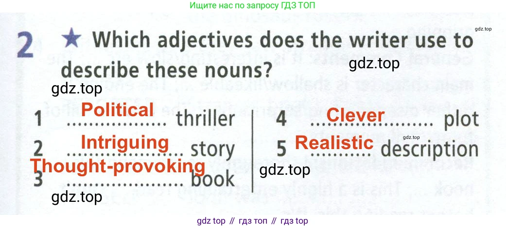 ГДЗ Английский язык (english), 8 класс Рабочая тетрадь (workbook), авторы: Баранова Ксения Михайловна (Baranova Ksenia), Дули Дженни (Dooley Jenny), Копылова Виктория Викторовна (Kopylova Victoria), Мильруд Радислав Петрович (Millrood Radislav), Эванс Вирджиния (Evans Virginia), издательство Просвещение, Москва, 2023, белого цвета, страница 53, номер 2, Решение 2 (2023-2027)
