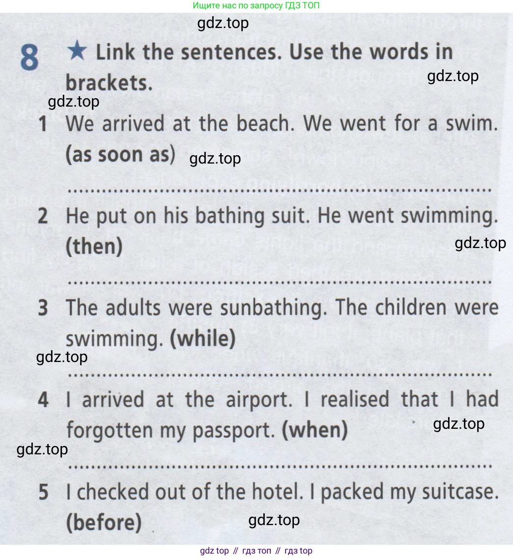 ГДЗ Английский язык (english), 8 класс Рабочая тетрадь (workbook), авторы: Баранова Ксения Михайловна (Baranova Ksenia), Дули Дженни (Dooley Jenny), Копылова Виктория Викторовна (Kopylova Victoria), Мильруд Радислав Петрович (Millrood Radislav), Эванс Вирджиния (Evans Virginia), издательство Просвещение, Москва, 2023, белого цвета, страница 12, номер 8, Условие 2019-2023