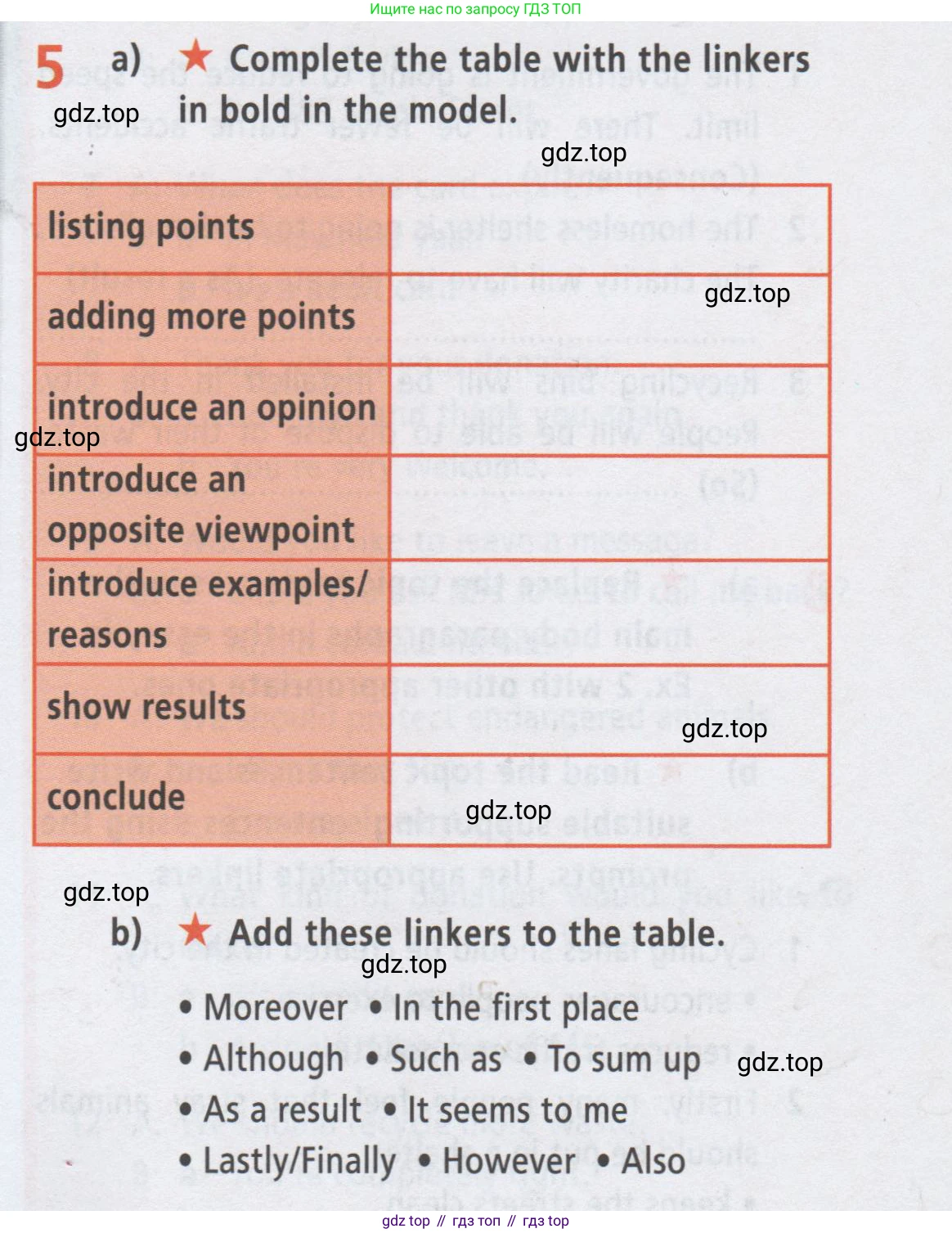 ГДЗ Английский язык (english), 8 класс Рабочая тетрадь (workbook), авторы: Баранова Ксения Михайловна (Baranova Ksenia), Дули Дженни (Dooley Jenny), Копылова Виктория Викторовна (Kopylova Victoria), Мильруд Радислав Петрович (Millrood Radislav), Эванс Вирджиния (Evans Virginia), издательство Просвещение, Москва, 2023, белого цвета, страница 39, номер 5, Условие 2019-2023