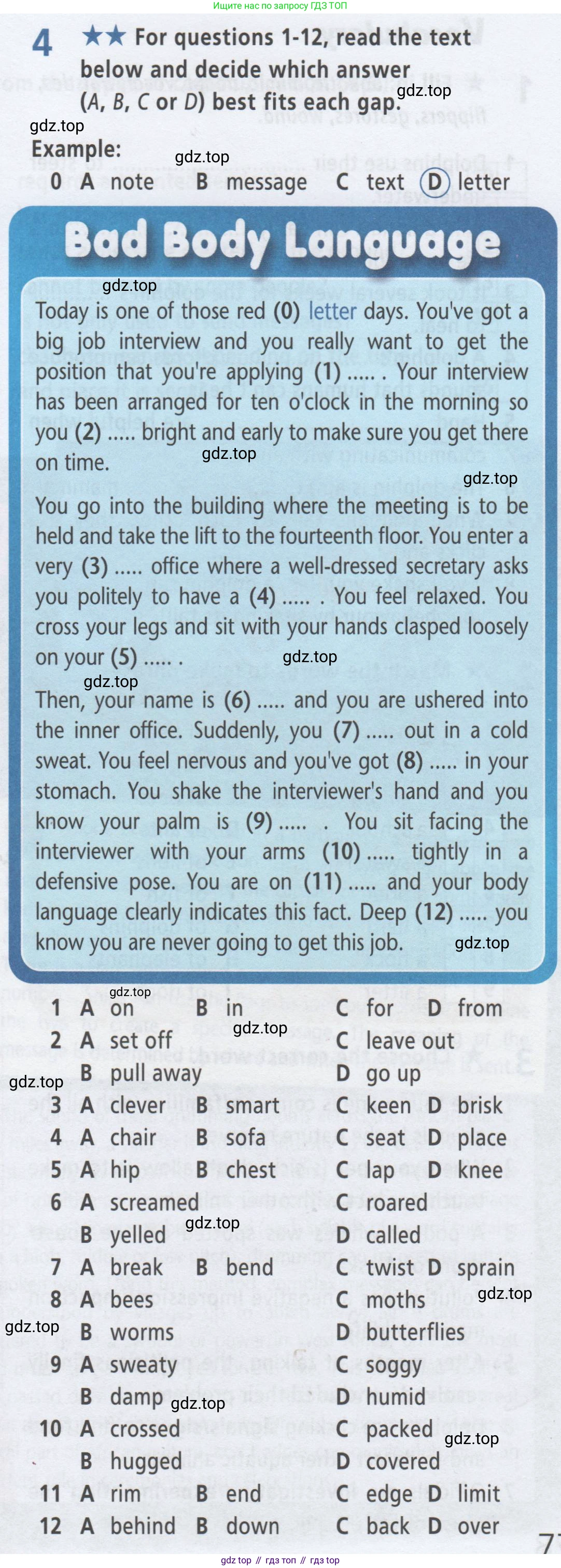 ГДЗ Английский язык (english), 8 класс Рабочая тетрадь (workbook), авторы: Баранова Ксения Михайловна (Baranova Ksenia), Дули Дженни (Dooley Jenny), Копылова Виктория Викторовна (Kopylova Victoria), Мильруд Радислав Петрович (Millrood Radislav), Эванс Вирджиния (Evans Virginia), издательство Просвещение, Москва, 2023, белого цвета, страница 77, номер 4, Условие 2019-2023