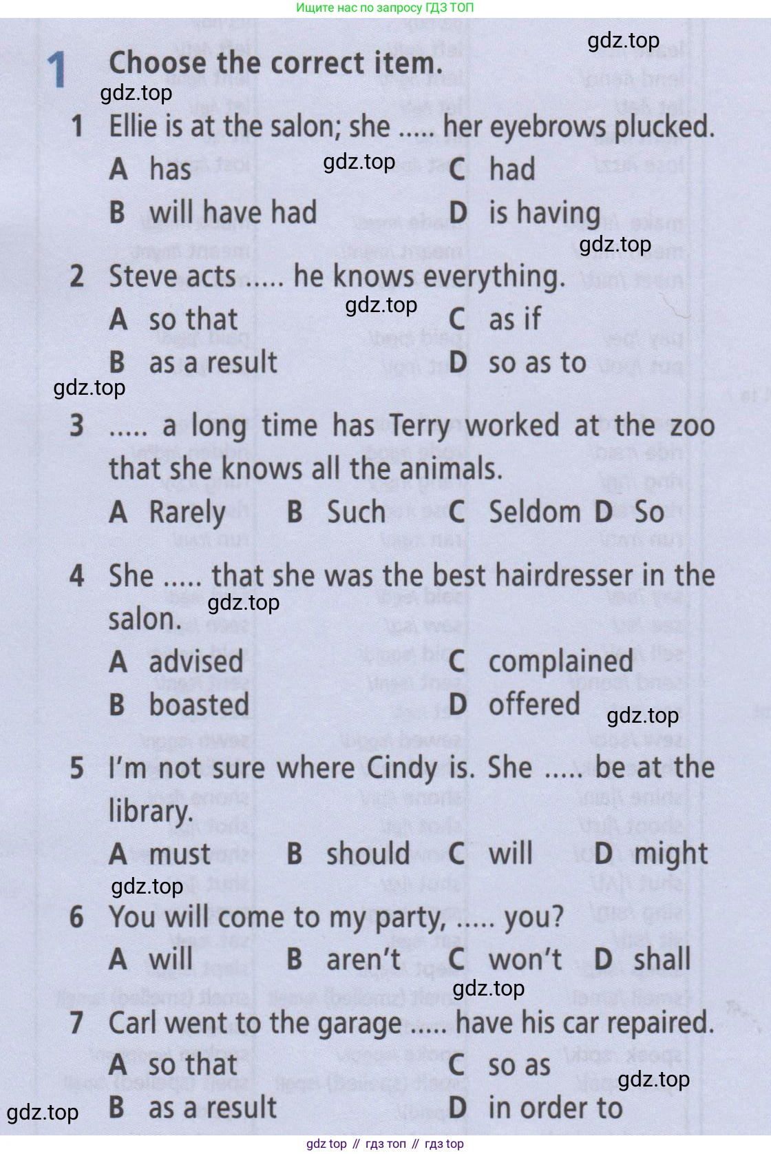 ГДЗ Английский язык (english), 8 класс Рабочая тетрадь (workbook), авторы: Баранова Ксения Михайловна (Baranova Ksenia), Дули Дженни (Dooley Jenny), Копылова Виктория Викторовна (Kopylova Victoria), Мильруд Радислав Петрович (Millrood Radislav), Эванс Вирджиния (Evans Virginia), издательство Просвещение, Москва, 2023, белого цвета, страница 87, номер 1, Условие 2019-2023