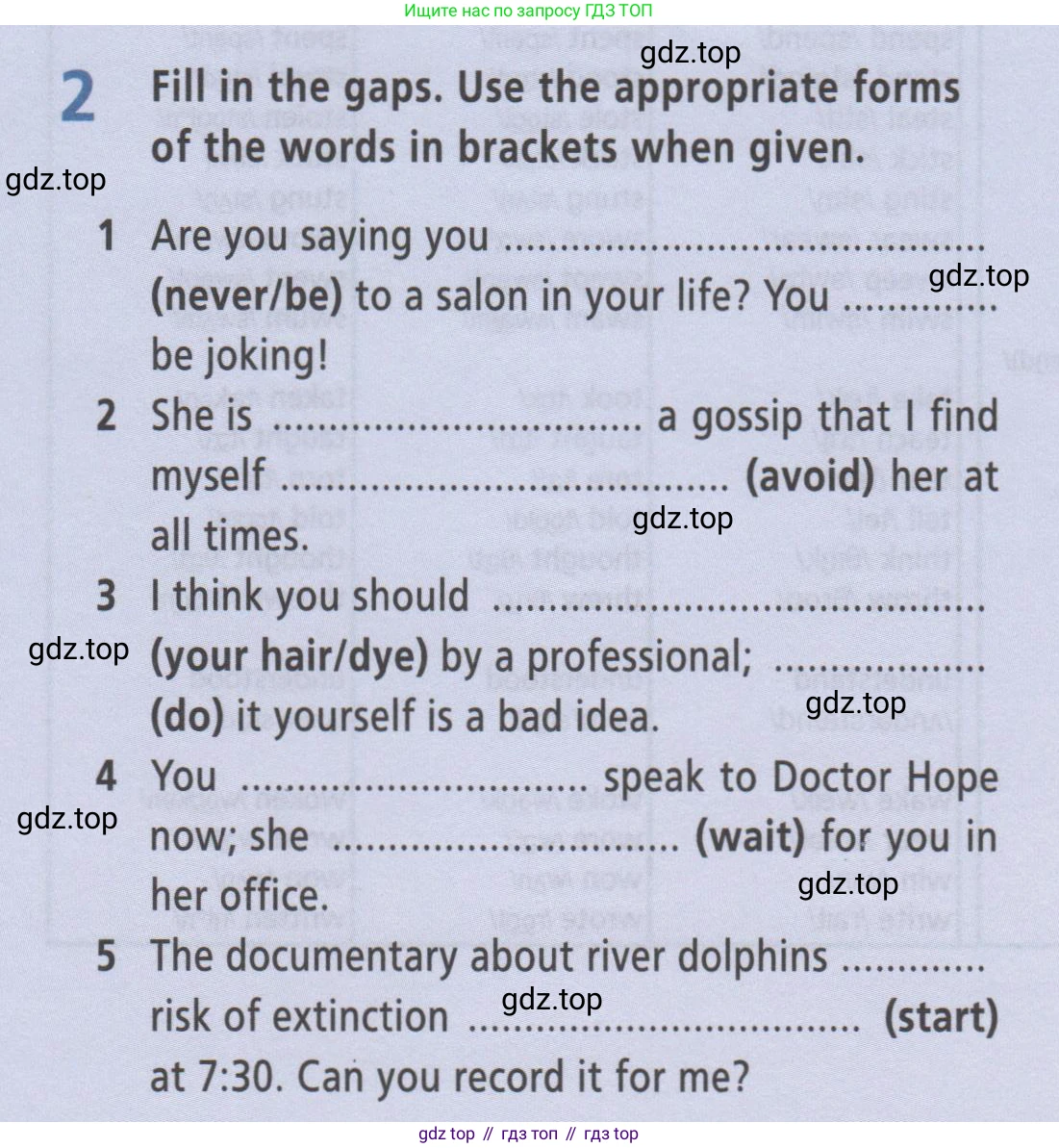 ГДЗ Английский язык (english), 8 класс Рабочая тетрадь (workbook), авторы: Баранова Ксения Михайловна (Baranova Ksenia), Дули Дженни (Dooley Jenny), Копылова Виктория Викторовна (Kopylova Victoria), Мильруд Радислав Петрович (Millrood Radislav), Эванс Вирджиния (Evans Virginia), издательство Просвещение, Москва, 2023, белого цвета, страница 87, номер 2, Условие 2019-2023