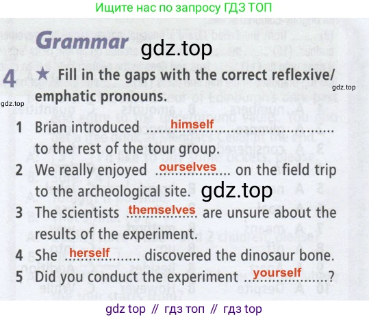 ГДЗ Английский язык (english), 8 класс Рабочая тетрадь (workbook), авторы: Баранова Ксения Михайловна (Baranova Ksenia), Дули Дженни (Dooley Jenny), Копылова Виктория Викторовна (Kopylova Victoria), Мильруд Радислав Петрович (Millrood Radislav), Эванс Вирджиния (Evans Virginia), издательство Просвещение, Москва, 2023, белого цвета, страница 50, номер 4, Решение 2 (2019-2022)