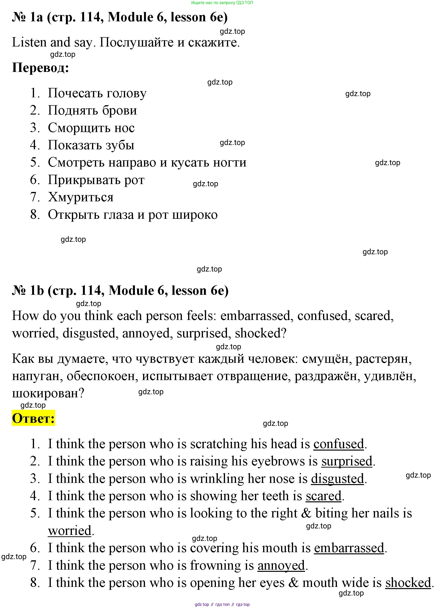 Английский язык (english), 8 класс Учебник (Student's book), авторы: Баранова Ксения Михайловна (Baranova Ksenia), Дули Дженни (Dooley Jenny), Копылова Виктория Викторовна (Kopylova Victoria), Мильруд Радислав Петрович (Millrood Radislav), Эванс Вирджиния (Evans Virginia), издательство Просвещение, Москва, 2023, белого цвета, страница 114, номер 1, Решение 2023-2027