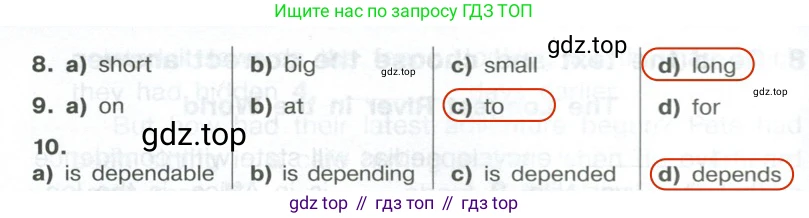 Английский язык (english), 8 класс Тренировочные упражнения в формате ОГЭ (ГИА), авторы: Комиссаров Константин Вячеславович, Кирдяева Ольга Ивановна, издательство Просвещение, Москва, 2024, белого цвета, страница 68, номер 8, Решение 2 (2023-2027) (продолжение 2)