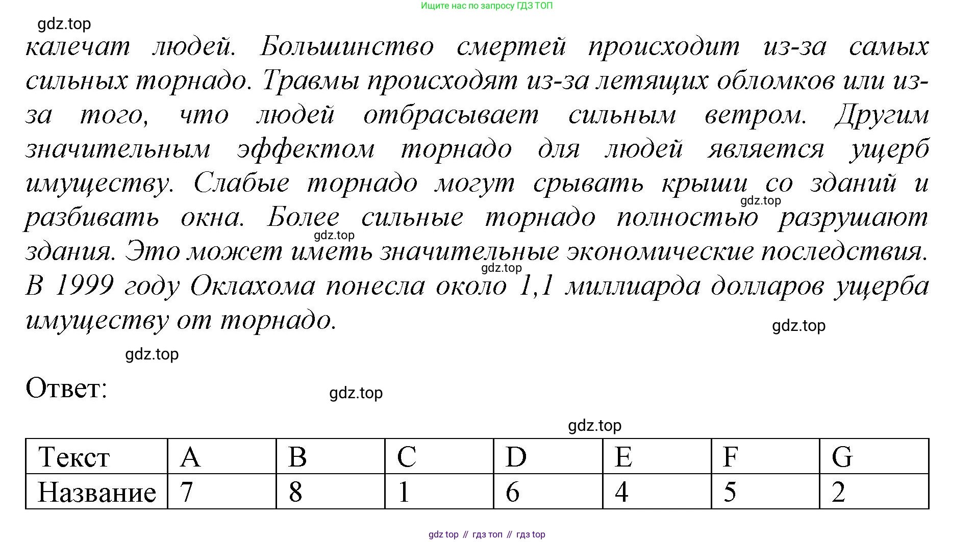 Английский язык (english), 8 класс Тренировочные упражнения в формате ОГЭ (ГИА), авторы: Комиссаров Константин Вячеславович, Кирдяева Ольга Ивановна, издательство Просвещение, Москва, 2024, белого цвета, страница 6, номер 1, Решение 1 (2019-2022) (продолжение 4)