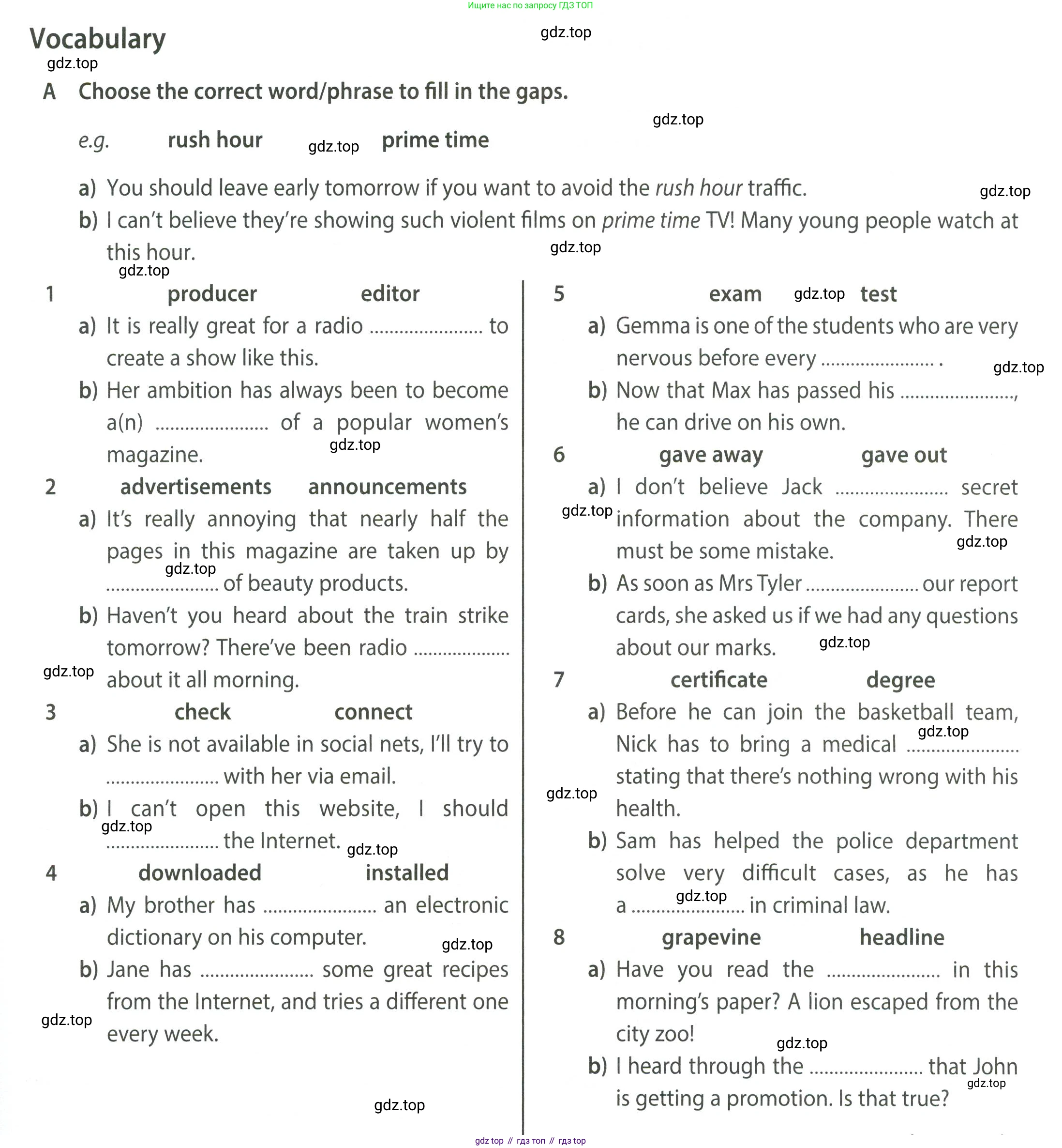 Английский язык (english), 8 класс контрольные задания (test booklet), авторы: Ваулина Юлия Евгеньевна (Vaulina Julia), Дули Дженни (Dooley Jenny), Подоляко Ольга Евгеньевна (Podolyako Olga), Эванс Вирджиния (Evans Virginia), издательство Просвещение, Москва, 2024, бирюзового цвета, страница 39, Условие 2023-2027