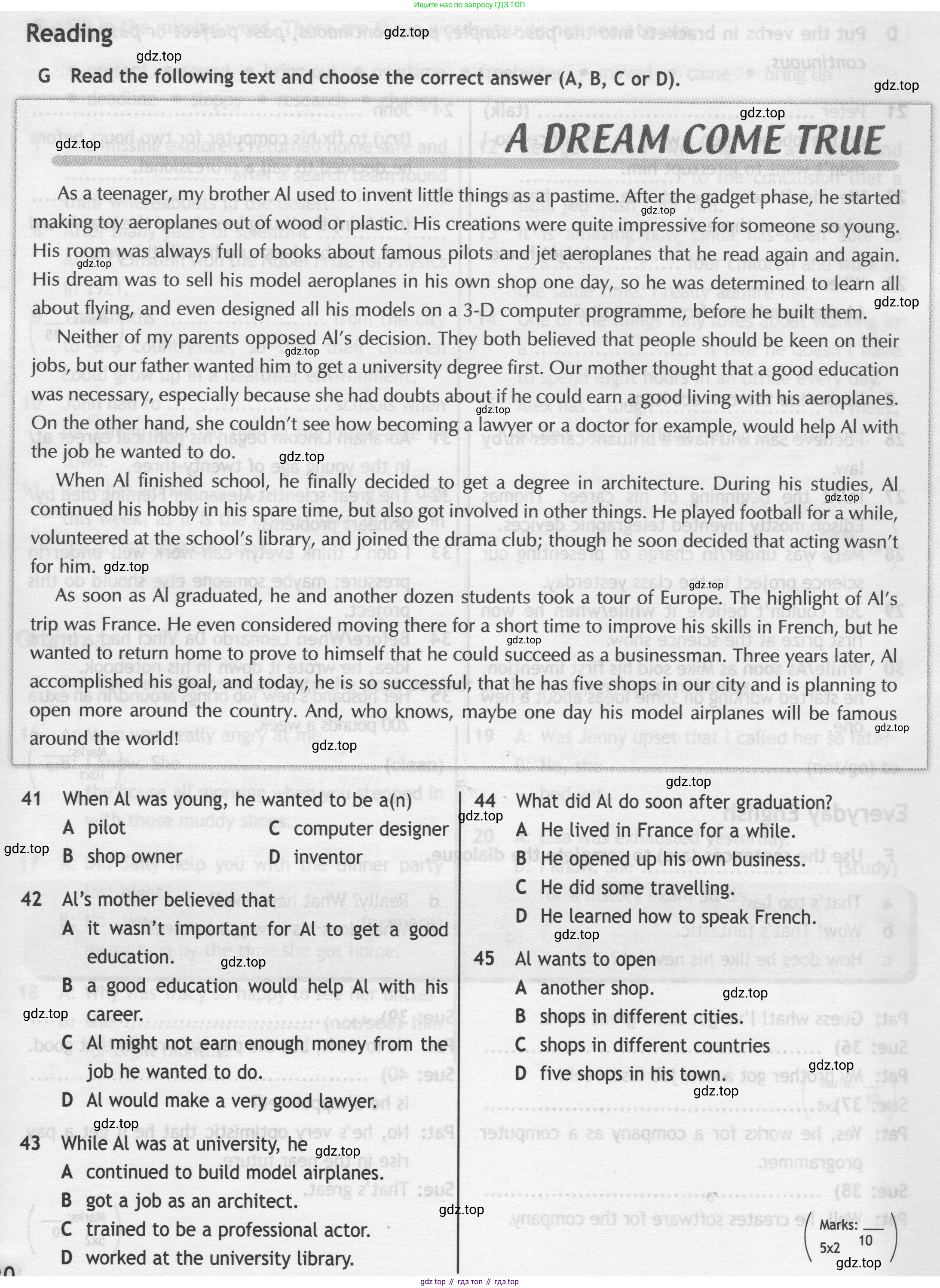 Английский язык (english), 8 класс контрольные задания (test booklet), авторы: Ваулина Юлия Евгеньевна (Vaulina Julia), Дули Дженни (Dooley Jenny), Подоляко Ольга Евгеньевна (Podolyako Olga), Эванс Вирджиния (Evans Virginia), издательство Просвещение, Москва, 2024, бирюзового цвета, страница 20, Условие 2019-2022