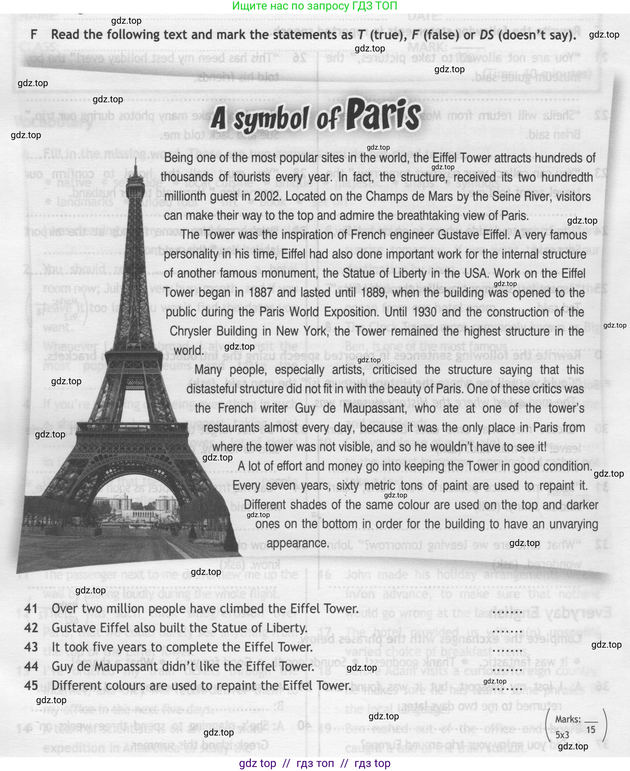 Английский язык (english), 8 класс контрольные задания (test booklet), авторы: Ваулина Юлия Евгеньевна (Vaulina Julia), Дули Дженни (Dooley Jenny), Подоляко Ольга Евгеньевна (Podolyako Olga), Эванс Вирджиния (Evans Virginia), издательство Просвещение, Москва, 2024, бирюзового цвета, страница 37, Условие 2019-2022