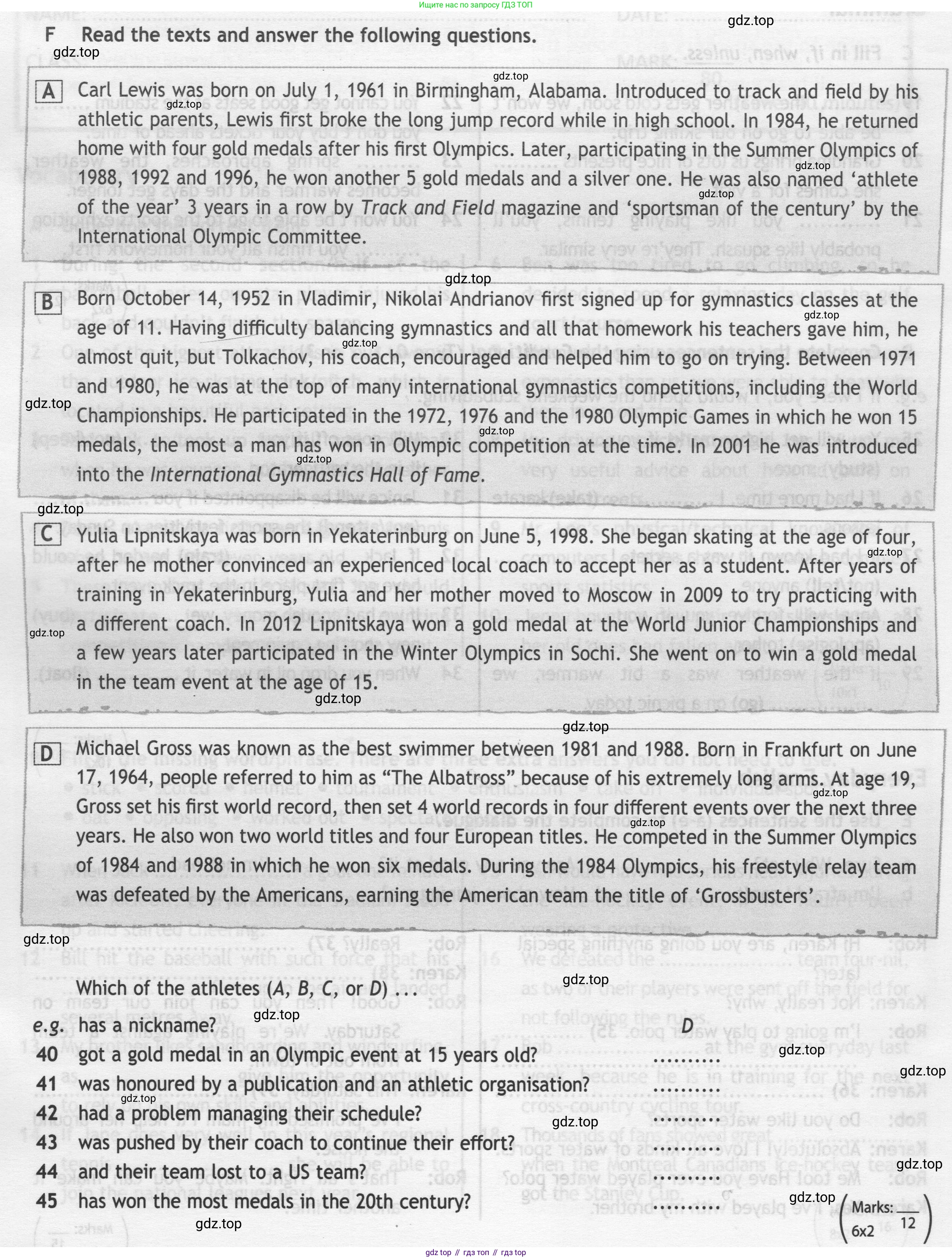 Английский язык (english), 8 класс контрольные задания (test booklet), авторы: Ваулина Юлия Евгеньевна (Vaulina Julia), Дули Дженни (Dooley Jenny), Подоляко Ольга Евгеньевна (Podolyako Olga), Эванс Вирджиния (Evans Virginia), издательство Просвещение, Москва, 2024, бирюзового цвета, страница 45, Условие 2019-2022