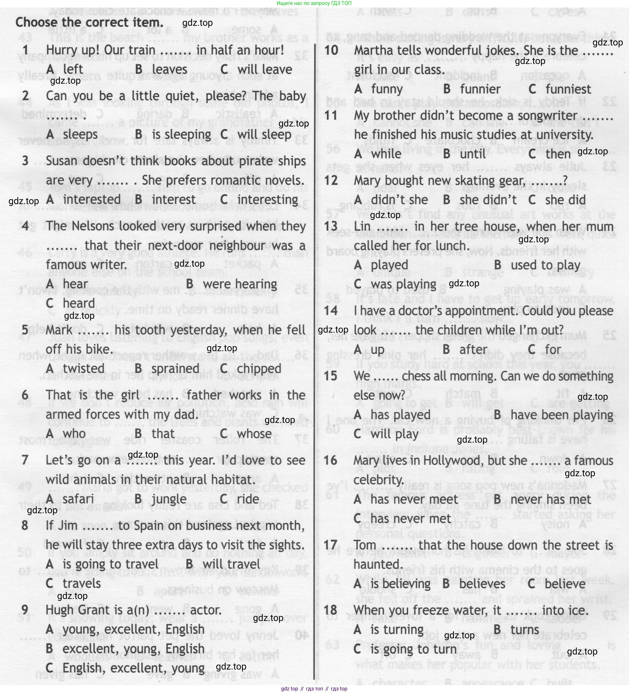 Английский язык (english), 8 класс контрольные задания (test booklet), авторы: Ваулина Юлия Евгеньевна (Vaulina Julia), Дули Дженни (Dooley Jenny), Подоляко Ольга Евгеньевна (Podolyako Olga), Эванс Вирджиния (Evans Virginia), издательство Просвещение, Москва, 2024, бирюзового цвета, страница 5, Условие 2019-2022