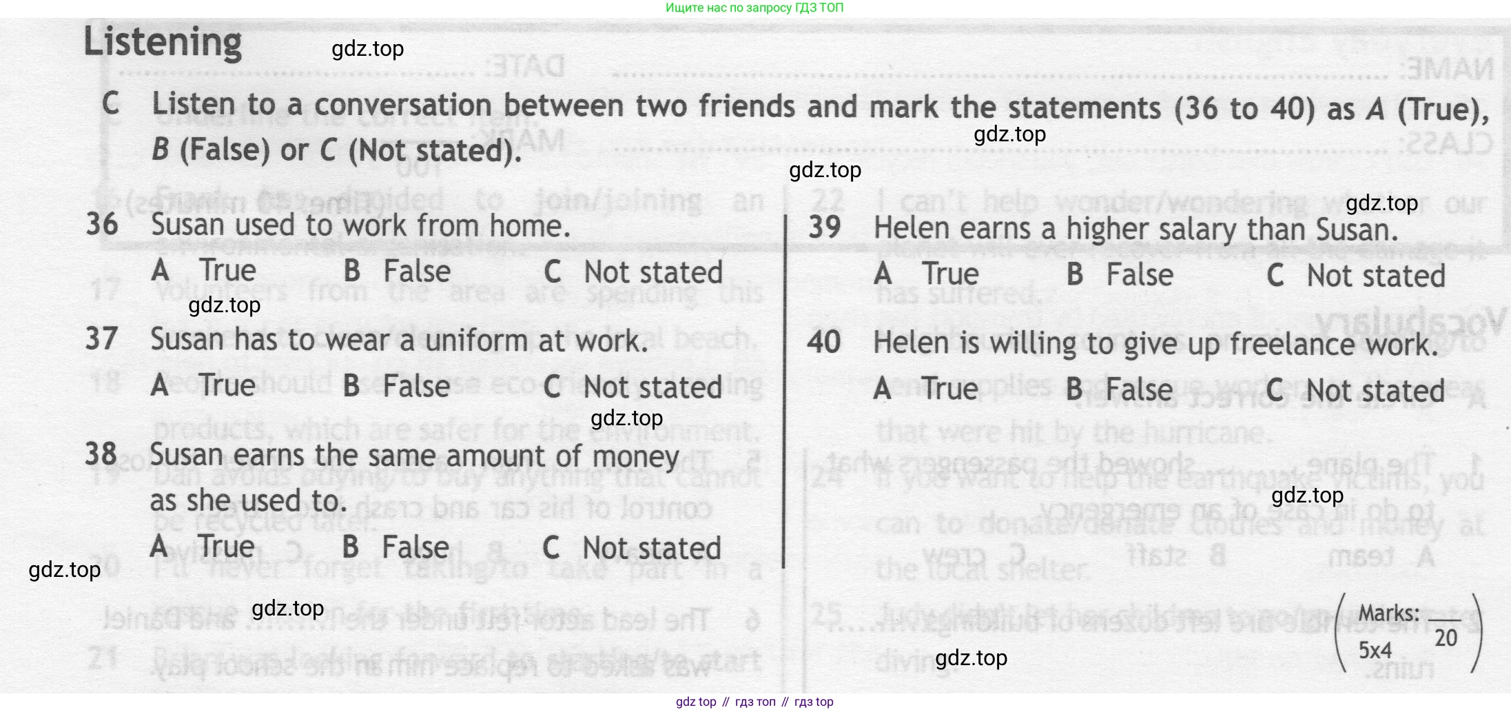 Английский язык (english), 8 класс контрольные задания (test booklet), авторы: Ваулина Юлия Евгеньевна (Vaulina Julia), Дули Дженни (Dooley Jenny), Подоляко Ольга Евгеньевна (Podolyako Olga), Эванс Вирджиния (Evans Virginia), издательство Просвещение, Москва, 2024, бирюзового цвета, страница 28, Условие 2019-2022