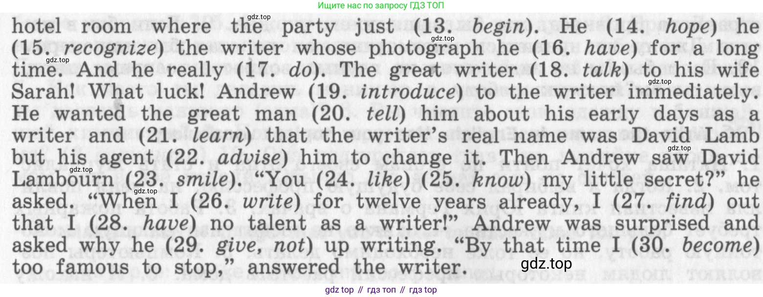 Английский язык (english), 8 класс рабочая тетрадь (activity book), авторы: Афанасьева Ольга Васильевна (Afanasyeva Olga), Михеева Ирина Владимировна (Mikheeva Irina), издательство Просвещение, Москва, 2012, красного цвета, страница 15, номер 28, Условие (продолжение 2)