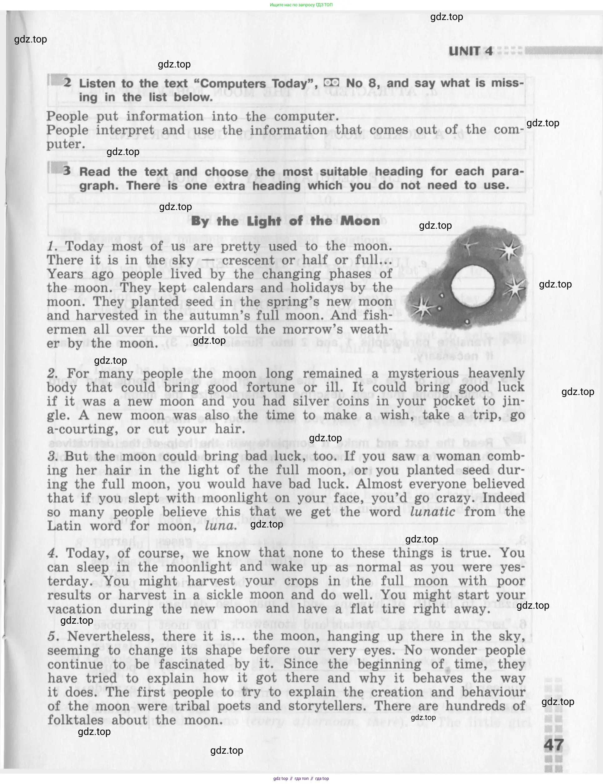 Английский язык (english), 8 класс рабочая тетрадь (activity book), авторы: Афанасьева Ольга Васильевна (Afanasyeva Olga), Михеева Ирина Владимировна (Mikheeva Irina), издательство Просвещение, Москва, 2012, красного цвета, страница 47