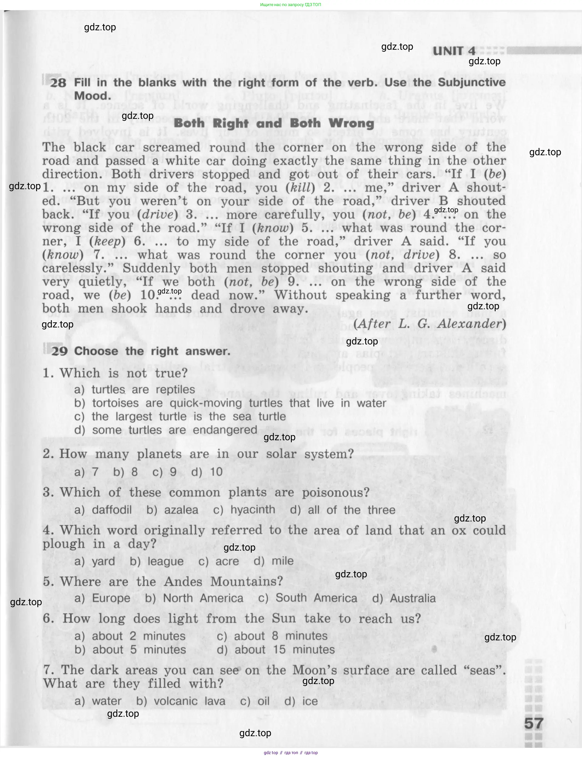 Английский язык (english), 8 класс рабочая тетрадь (activity book), авторы: Афанасьева Ольга Васильевна (Afanasyeva Olga), Михеева Ирина Владимировна (Mikheeva Irina), издательство Просвещение, Москва, 2012, красного цвета, страница 57