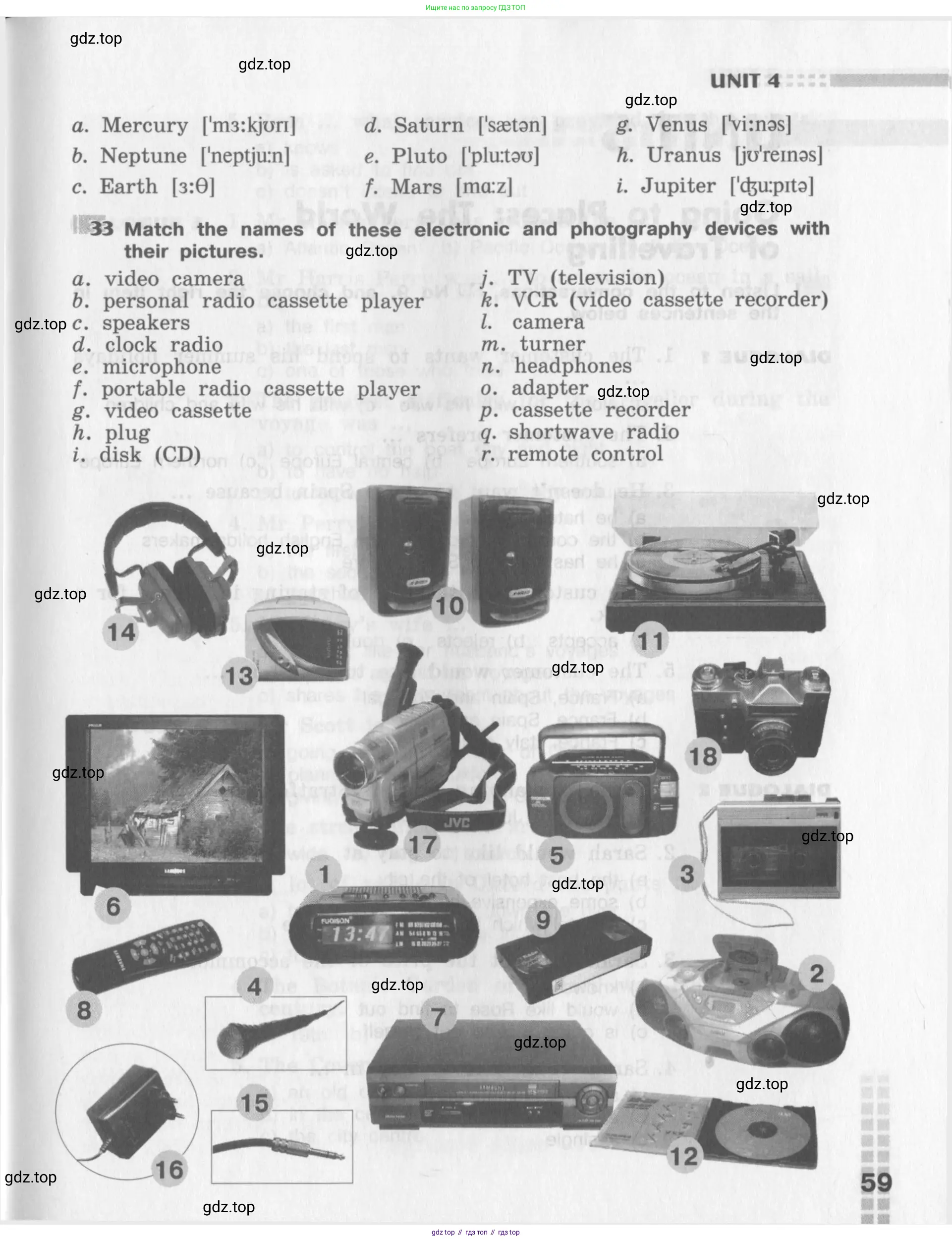 Английский язык (english), 8 класс рабочая тетрадь (activity book), авторы: Афанасьева Ольга Васильевна (Afanasyeva Olga), Михеева Ирина Владимировна (Mikheeva Irina), издательство Просвещение, Москва, 2012, красного цвета, страница 59