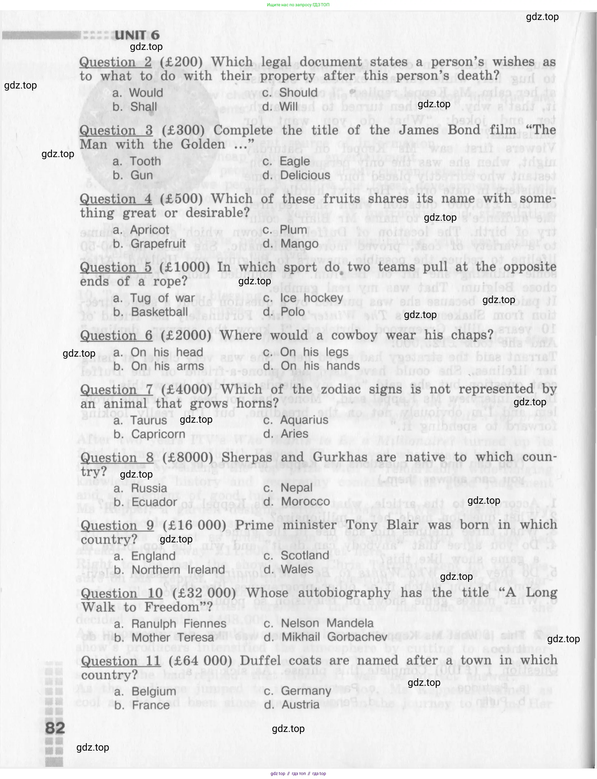 Английский язык (english), 8 класс рабочая тетрадь (activity book), авторы: Афанасьева Ольга Васильевна (Afanasyeva Olga), Михеева Ирина Владимировна (Mikheeva Irina), издательство Просвещение, Москва, 2012, красного цвета, страница 82