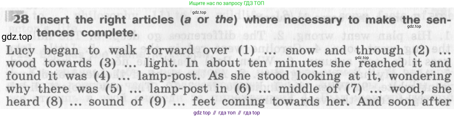 Английский язык (english), 8 класс рабочая тетрадь (activity book), авторы: Афанасьева Ольга Васильевна (Afanasyeva Olga), Михеева Ирина Владимировна (Mikheeva Irina), издательство Просвещение, Москва, 2012, красного цвета, страница 30, номер 28, Условие