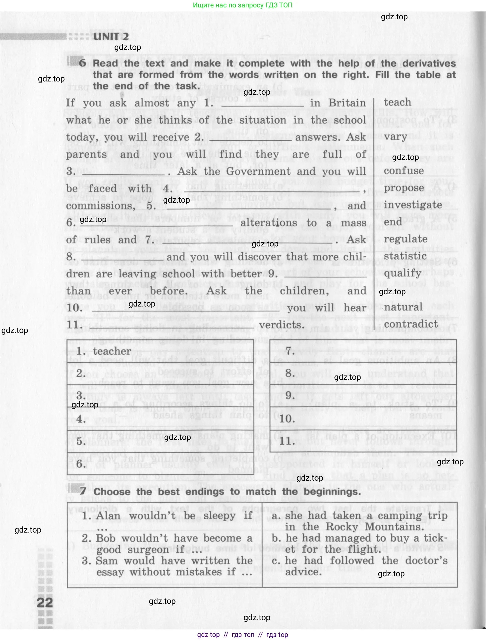 Английский язык (english), 8 класс рабочая тетрадь (activity book), авторы: Афанасьева Ольга Васильевна (Afanasyeva Olga), Михеева Ирина Владимировна (Mikheeva Irina), издательство Просвещение, Москва, 2012, красного цвета, страница 22