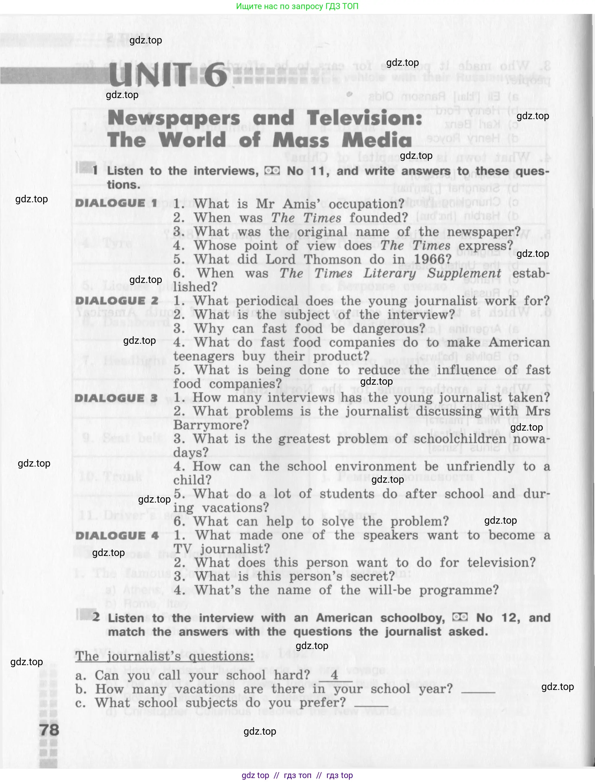 Английский язык (english), 8 класс рабочая тетрадь (activity book), авторы: Афанасьева Ольга Васильевна (Afanasyeva Olga), Михеева Ирина Владимировна (Mikheeva Irina), издательство Просвещение, Москва, 2012, красного цвета, страница 78
