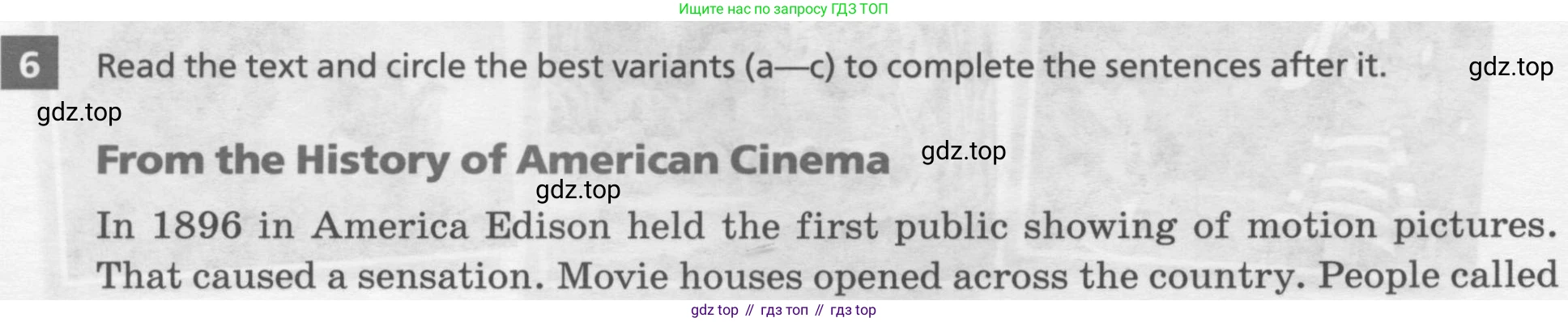 Английский язык (english), 8 класс рабочая тетрадь, авторы: Афанасьева Ольга Васильевна (Afanasyeva Olga), Михеева Ирина Владимировна (Mikheeva Irina), Баранова Ксения Михайловна (Baranova Ksenia), издательство Просвещение, Москва, 2016, белого цвета, страница 52, номер 6, Условие
