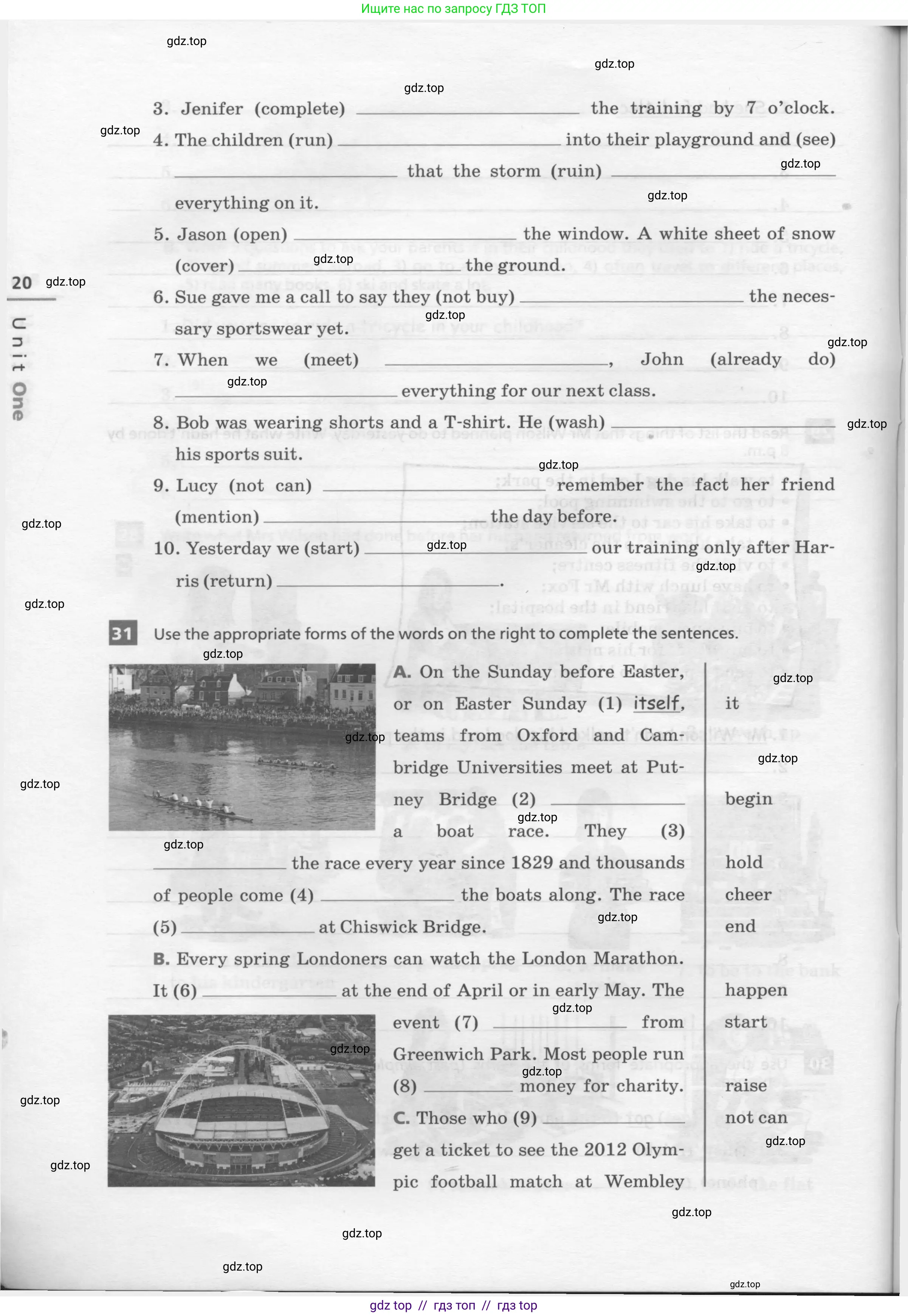 Английский язык (english), 8 класс рабочая тетрадь, авторы: Афанасьева Ольга Васильевна (Afanasyeva Olga), Михеева Ирина Владимировна (Mikheeva Irina), Баранова Ксения Михайловна (Baranova Ksenia), издательство Просвещение, Москва, 2016, белого цвета, страница 20
