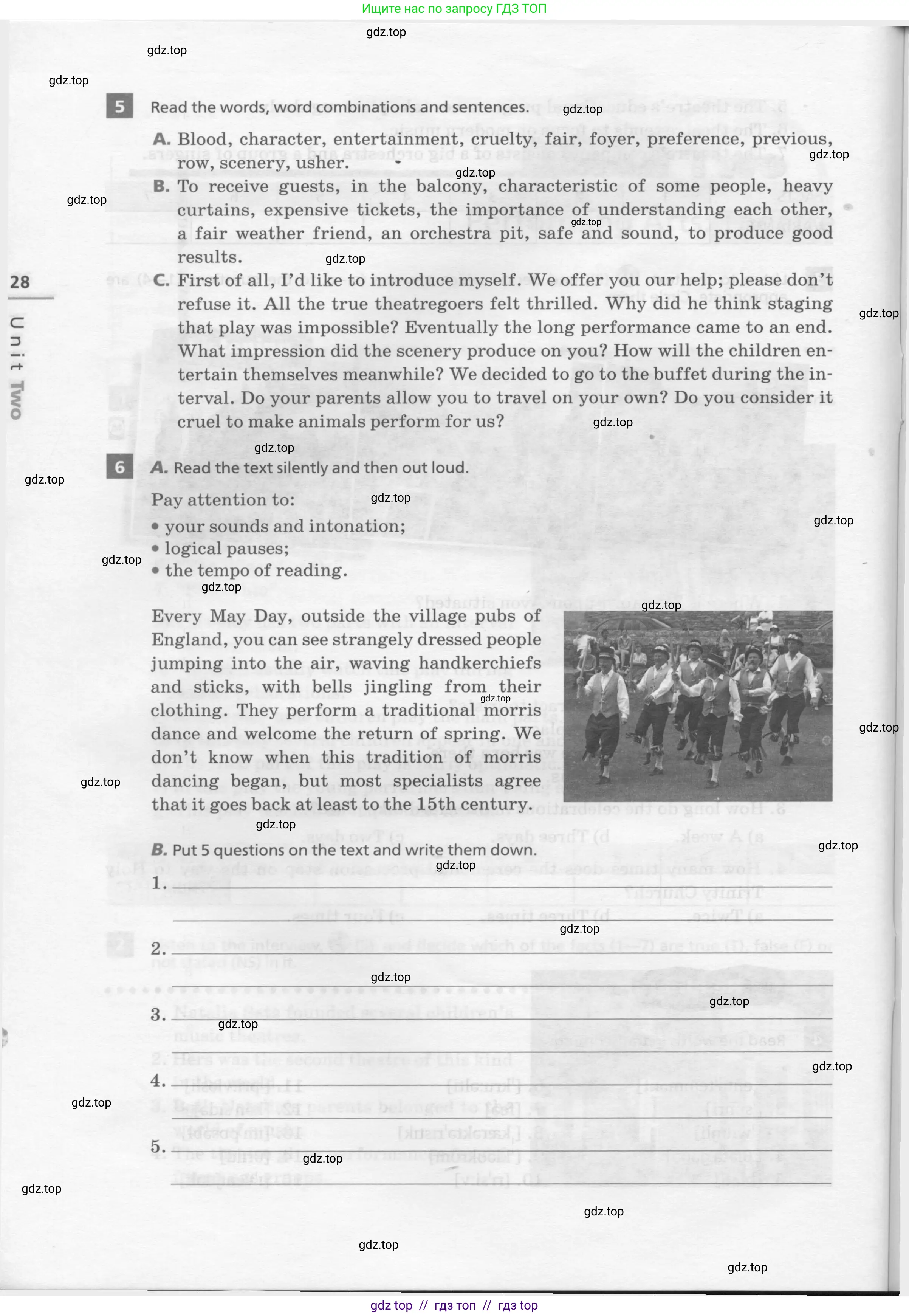 Английский язык (english), 8 класс рабочая тетрадь, авторы: Афанасьева Ольга Васильевна (Afanasyeva Olga), Михеева Ирина Владимировна (Mikheeva Irina), Баранова Ксения Михайловна (Baranova Ksenia), издательство Просвещение, Москва, 2016, белого цвета, страница 28