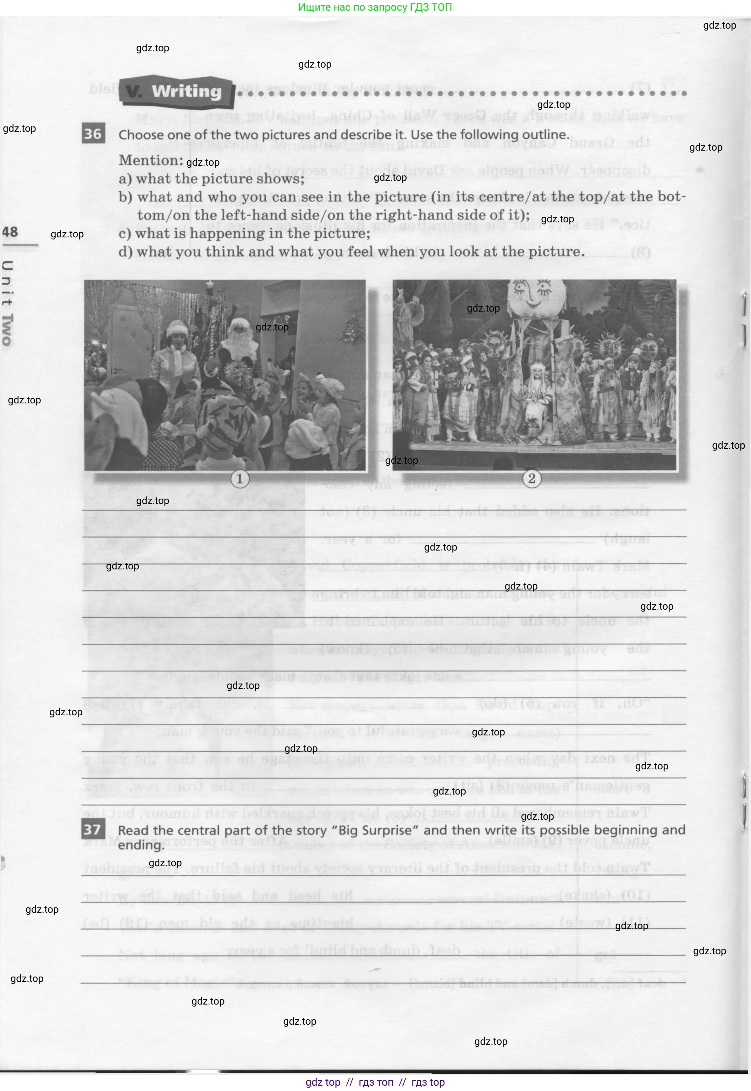 Английский язык (english), 8 класс рабочая тетрадь, авторы: Афанасьева Ольга Васильевна (Afanasyeva Olga), Михеева Ирина Владимировна (Mikheeva Irina), Баранова Ксения Михайловна (Baranova Ksenia), издательство Просвещение, Москва, 2016, белого цвета, страница 48