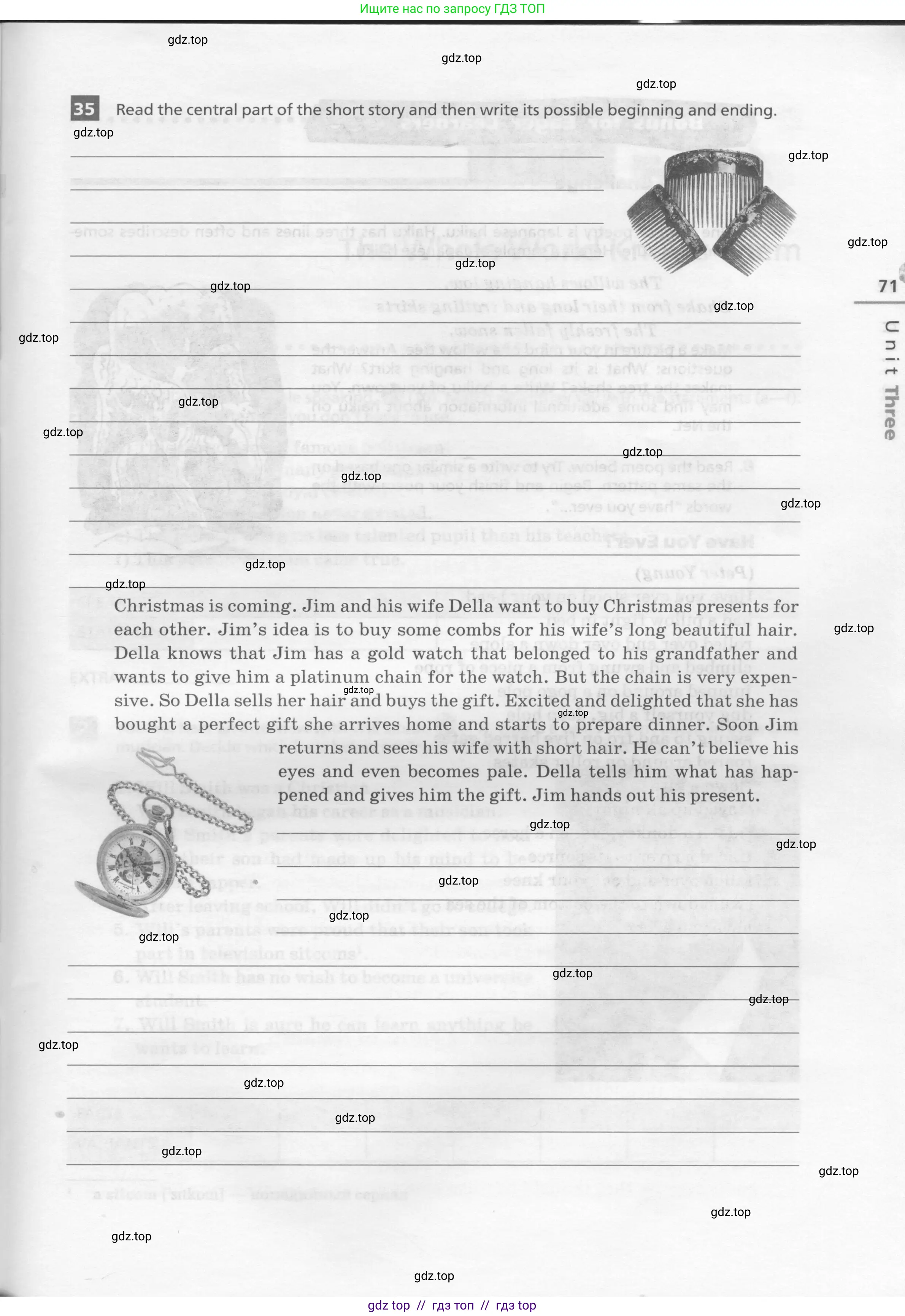 Английский язык (english), 8 класс рабочая тетрадь, авторы: Афанасьева Ольга Васильевна (Afanasyeva Olga), Михеева Ирина Владимировна (Mikheeva Irina), Баранова Ксения Михайловна (Baranova Ksenia), издательство Просвещение, Москва, 2016, белого цвета, страница 71