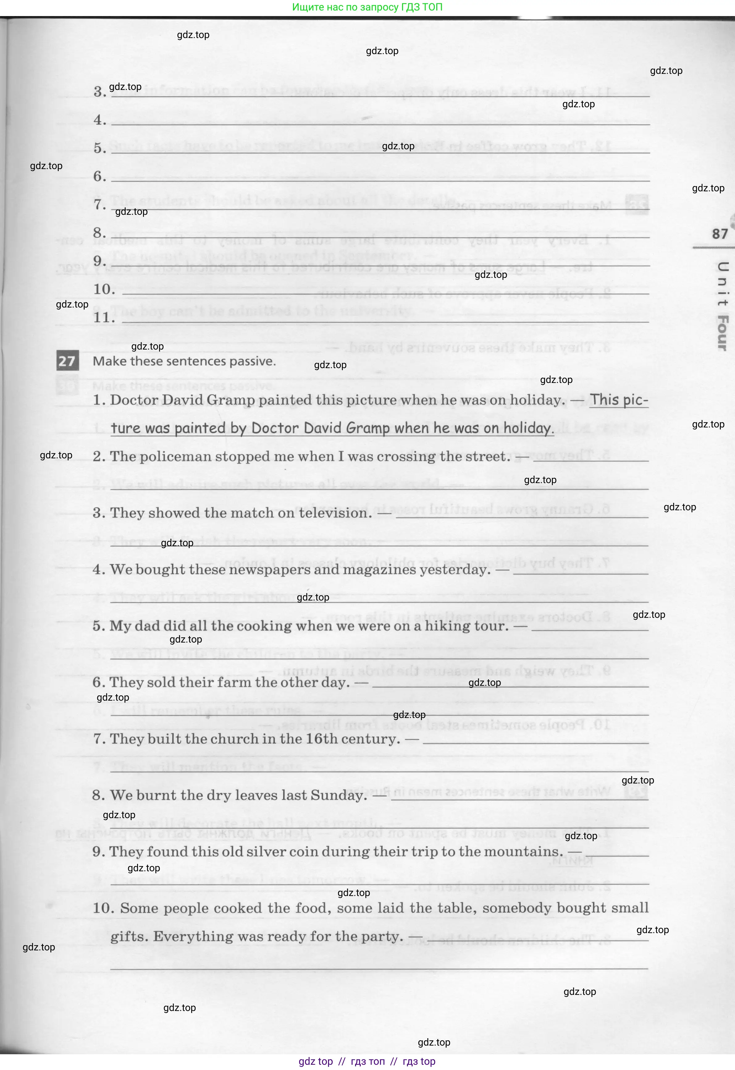 Английский язык (english), 8 класс рабочая тетрадь, авторы: Афанасьева Ольга Васильевна (Afanasyeva Olga), Михеева Ирина Владимировна (Mikheeva Irina), Баранова Ксения Михайловна (Baranova Ksenia), издательство Просвещение, Москва, 2016, белого цвета, страница 87