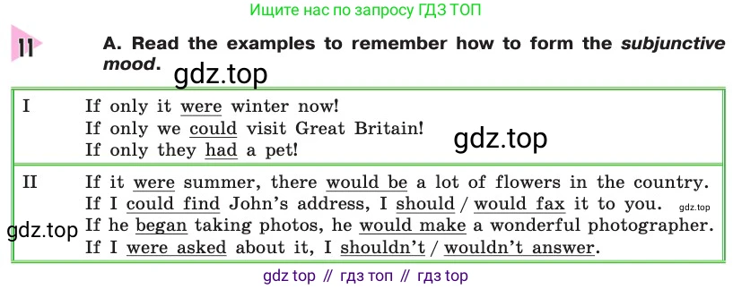 Английский язык (english), 8 класс Учебник, авторы: Афанасьева Ольга Васильевна (Afanasyeva Olga), Михеева Ирина Владимировна (Mikheeva Irina), издательство Просвещение, Москва, 2014, белого цвета, страница 11