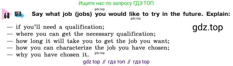 Английский язык (english), 8 класс Учебник, авторы: Афанасьева Ольга Васильевна (Afanasyeva Olga), Михеева Ирина Владимировна (Mikheeva Irina), издательство Просвещение, Москва, 2014, белого цвета, страница 68