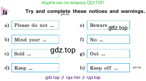 Английский язык (english), 8 класс Учебник, авторы: Афанасьева Ольга Васильевна (Afanasyeva Olga), Михеева Ирина Владимировна (Mikheeva Irina), издательство Просвещение, Москва, 2014, белого цвета, страница 145, номер 36, Условие