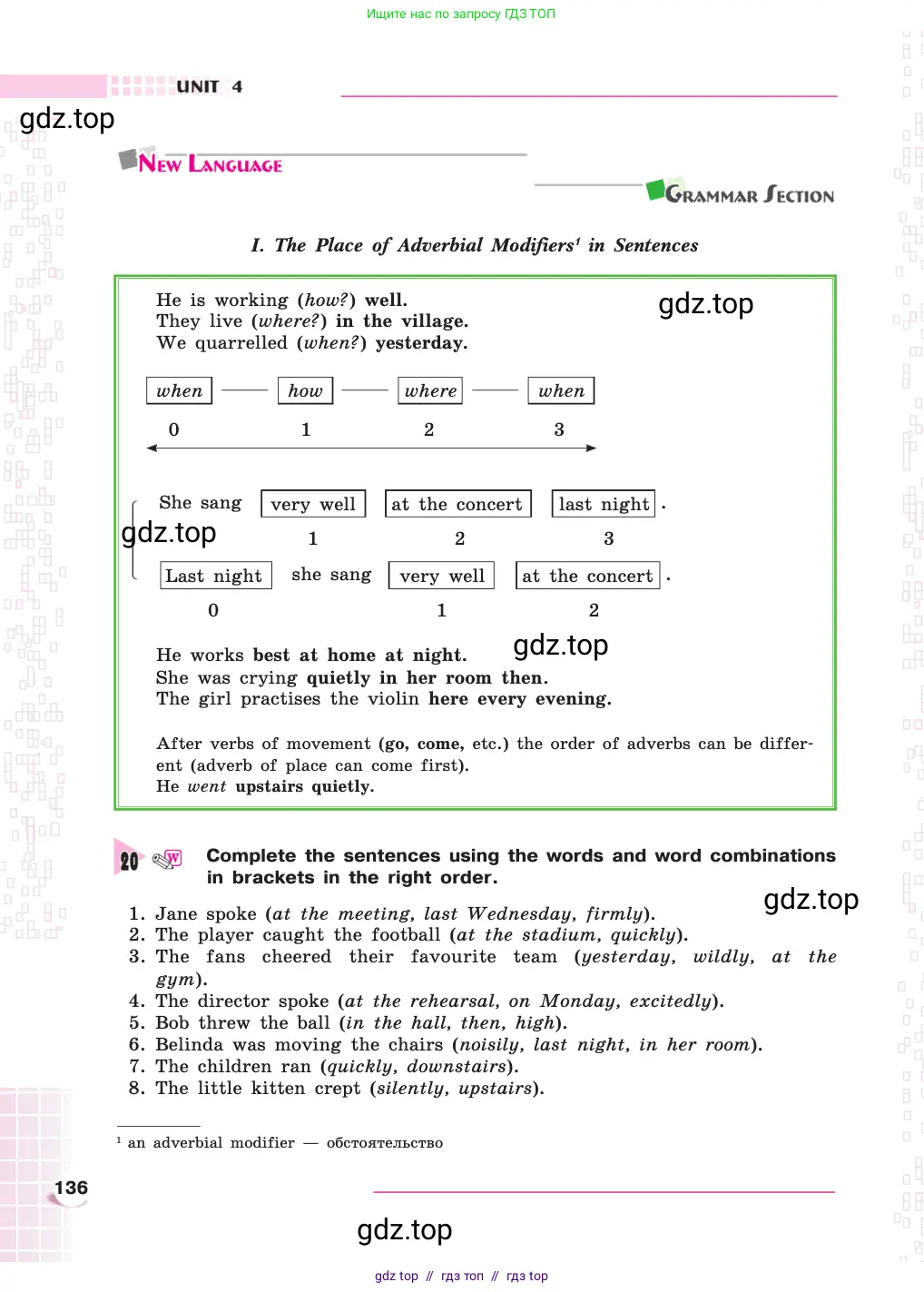 Английский язык (english), 8 класс Учебник, авторы: Афанасьева Ольга Васильевна (Afanasyeva Olga), Михеева Ирина Владимировна (Mikheeva Irina), издательство Просвещение, Москва, 2014, белого цвета, страница 136