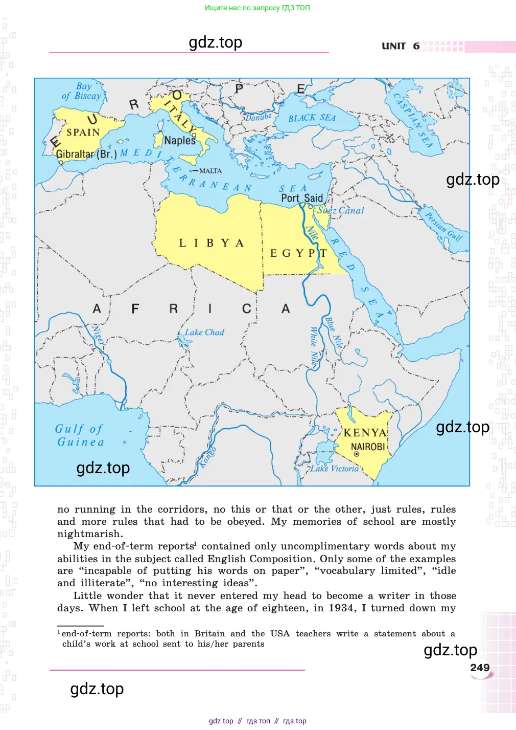 Английский язык (english), 8 класс Учебник, авторы: Афанасьева Ольга Васильевна (Afanasyeva Olga), Михеева Ирина Владимировна (Mikheeva Irina), издательство Просвещение, Москва, 2014, белого цвета, страница 249