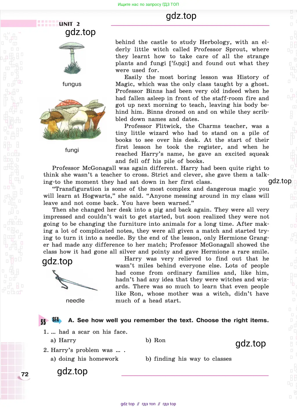 Английский язык (english), 8 класс Учебник, авторы: Афанасьева Ольга Васильевна (Afanasyeva Olga), Михеева Ирина Владимировна (Mikheeva Irina), издательство Просвещение, Москва, 2014, белого цвета, страница 72