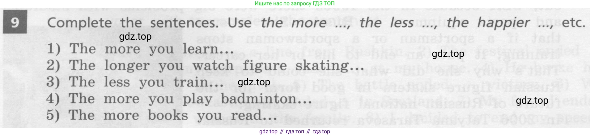 ГДЗ Английский язык (english), 8 класс Учебник, авторы: Афанасьева Ольга Васильевна (Afanasyeva Olga), Михеева Ирина Владимировна (Mikheeva Irina), Баранова Ксения Михайловна (Baranova Ksenia), издательство Просвещение, Москва, 2017, белого цвета, Часть 1, страница 40, номер 9, Условие